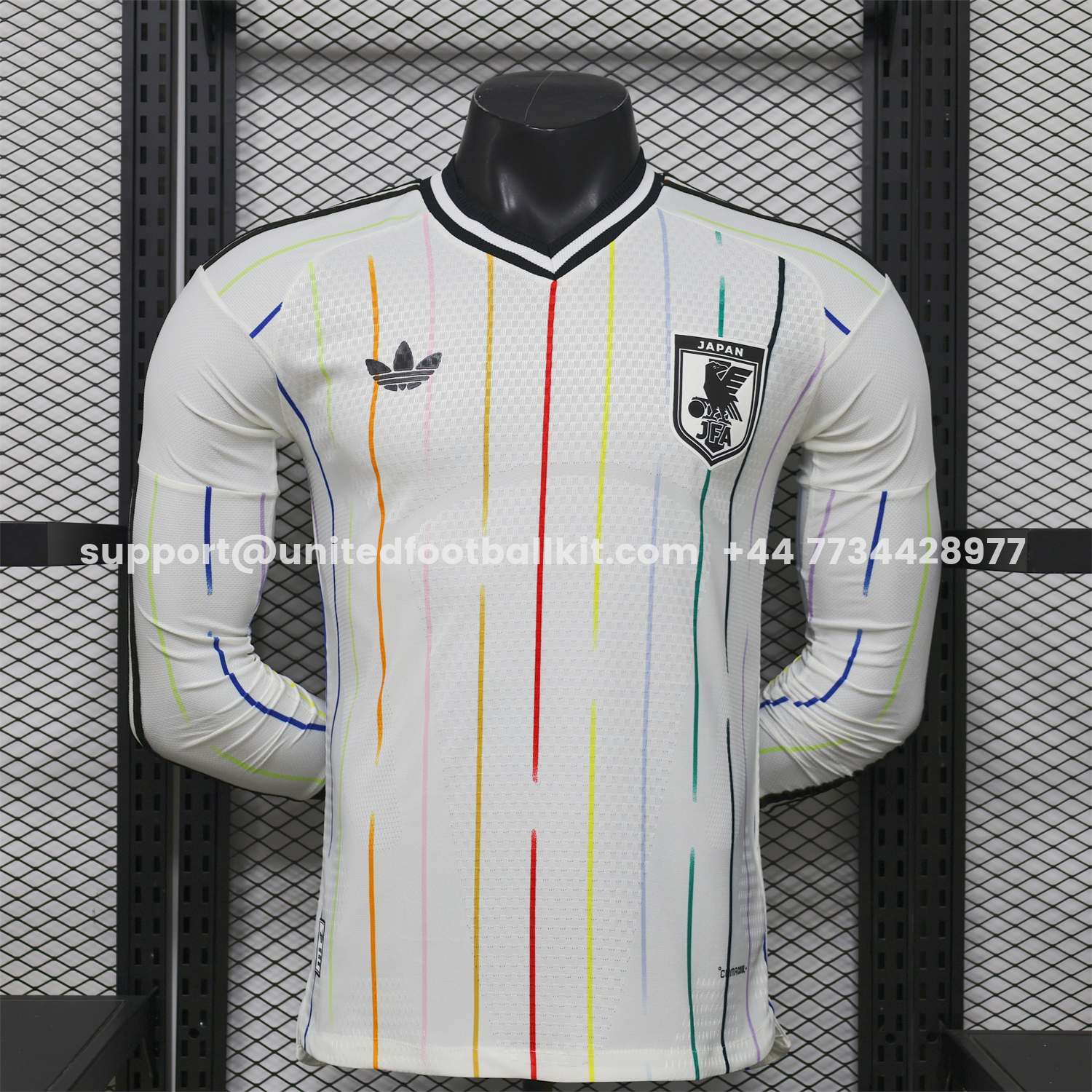 Unitedfootballkit.com | Japan 2026 Away Long Sleeves Jersey - Player Version -Customize Name, Number and Patch | Worldwide Shipping