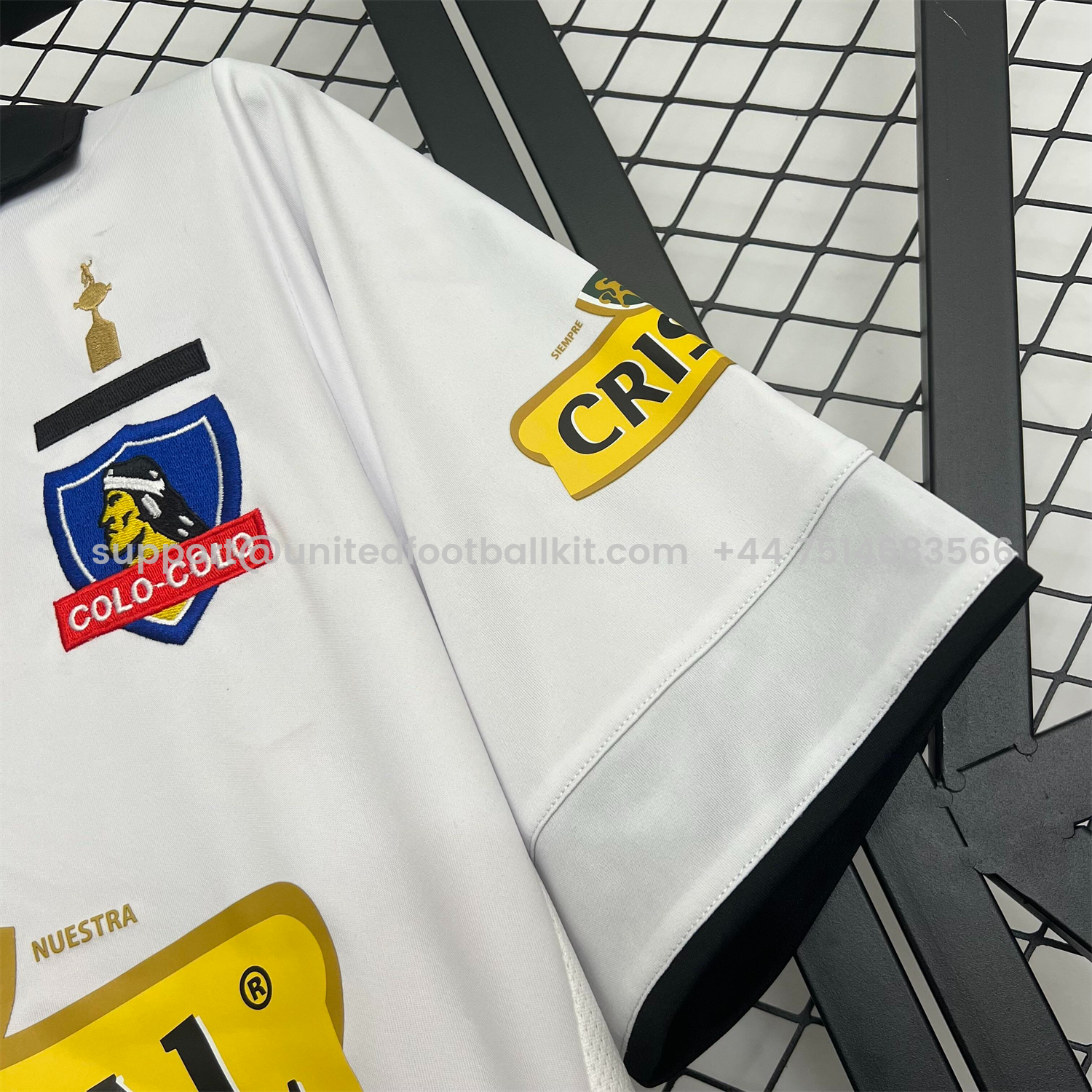 Unitedfootballkit.com | Retro Colo Colo 2013 Home White Jersey -Customize Name, Number and Patch | Worldwide Shipping