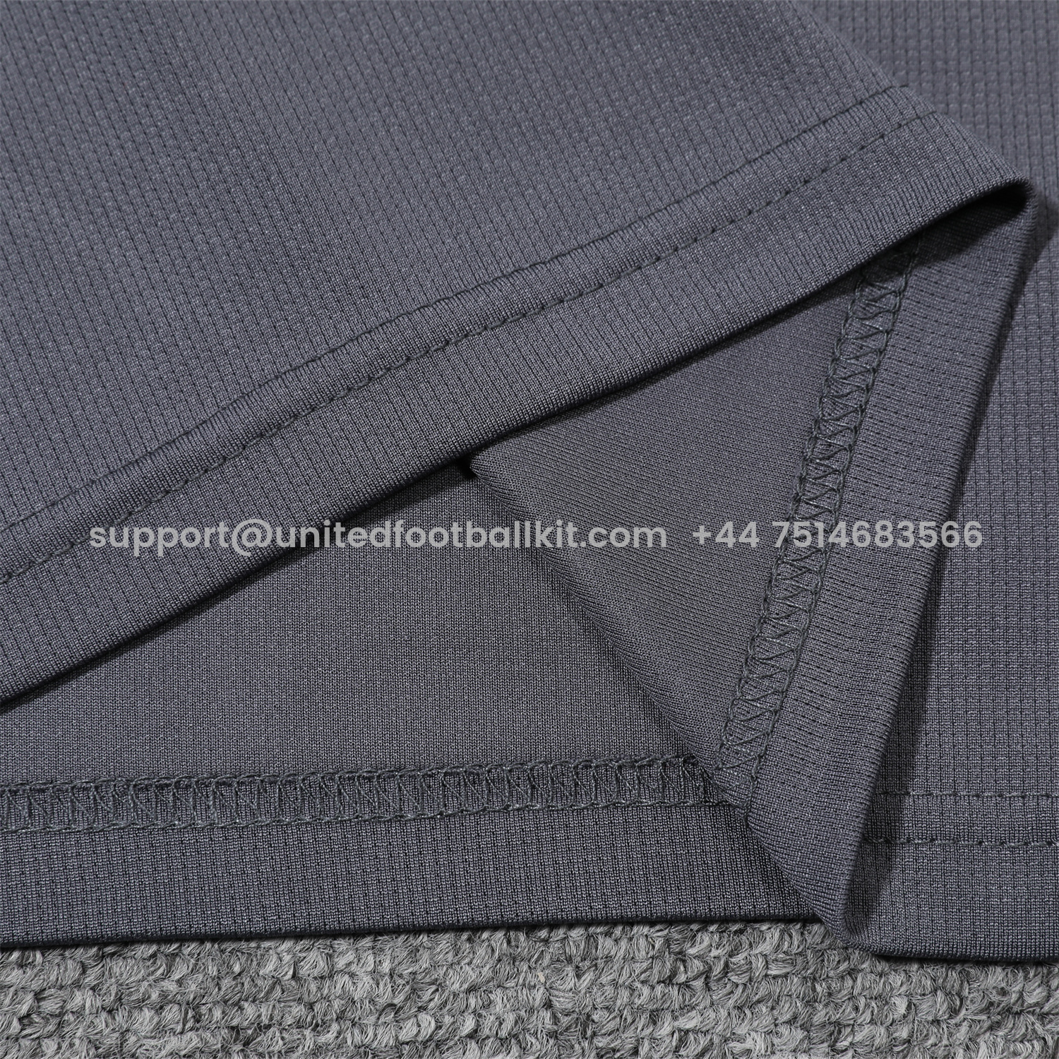 Unitedfootballkit.com | Argentina 25-26 POLO Short-Sleeve Training Set - Grey Top and Pants with Blue Stripes -Customize Name, Number and Patch | Worldwide Shipping