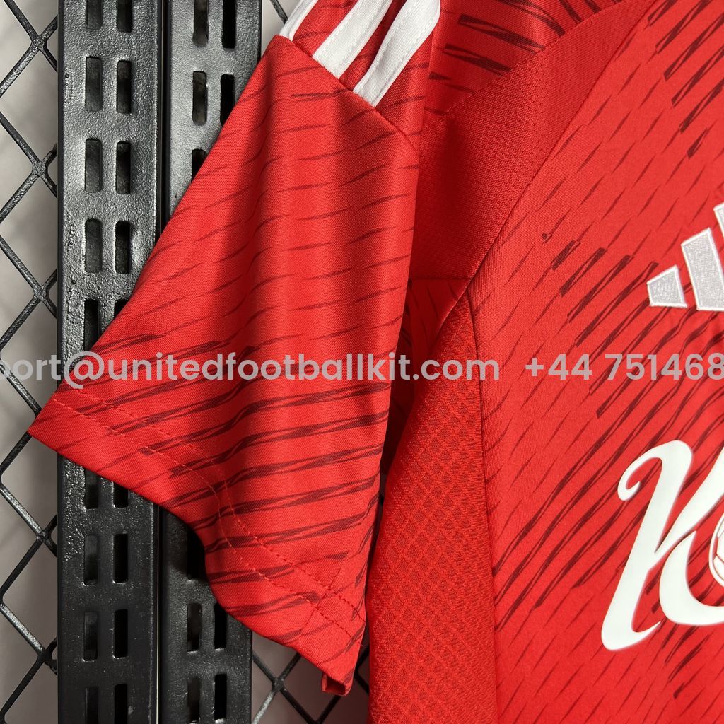 Unitedfootballkit.com | Nottingham Forest 24-25 Home Stadium Jersey - Fans Version -Customize Name, Number and Patch | Worldwide Shipping