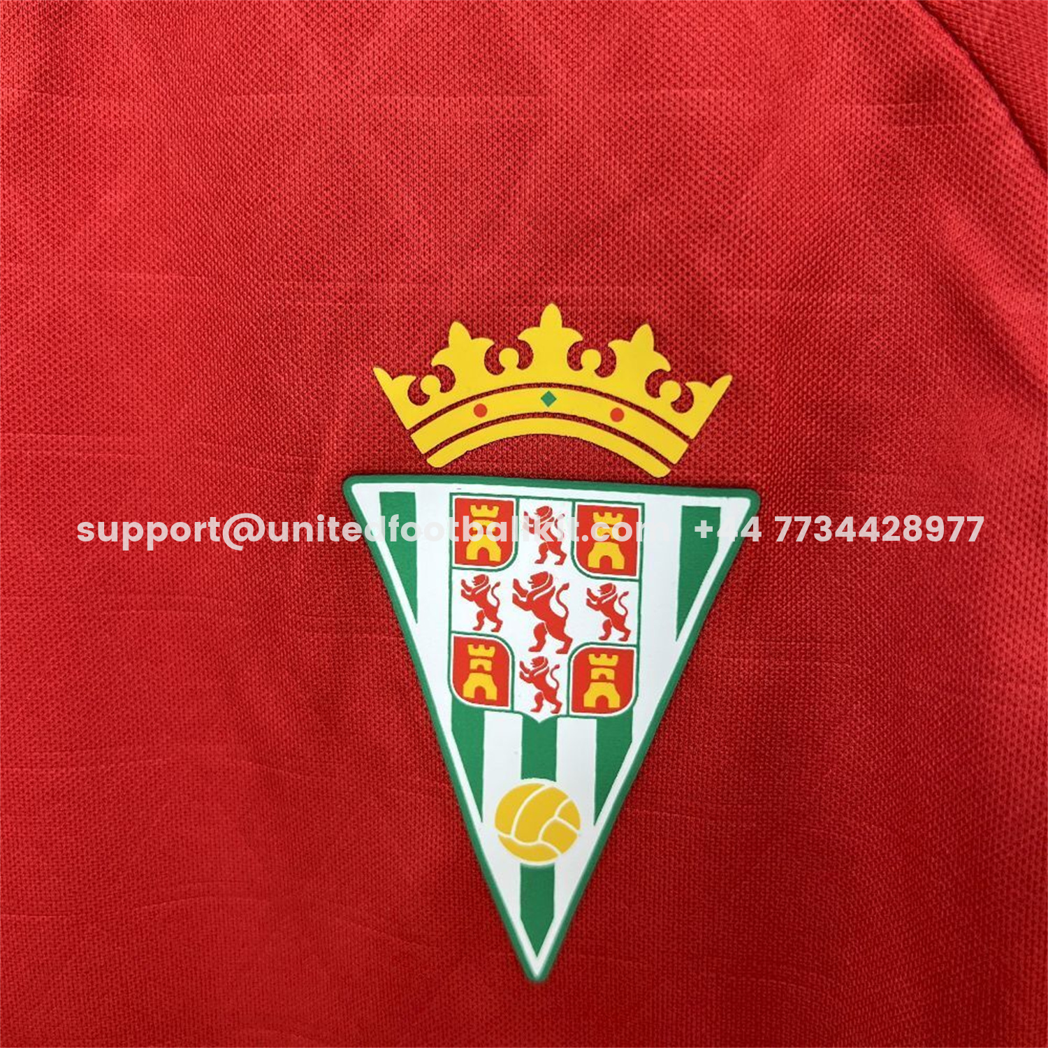 Unitedfootballkit.com | Cordoba 25-26 Third Red Jersey - Fans Version -Customize Name, Number and Patch | Worldwide Shipping