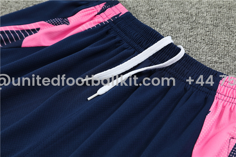Unitedfootballkit.com | Arsenal 24-25 Short-Sleeve Training Set - Pink -Customize Name, Number and Patch | Worldwide Shipping