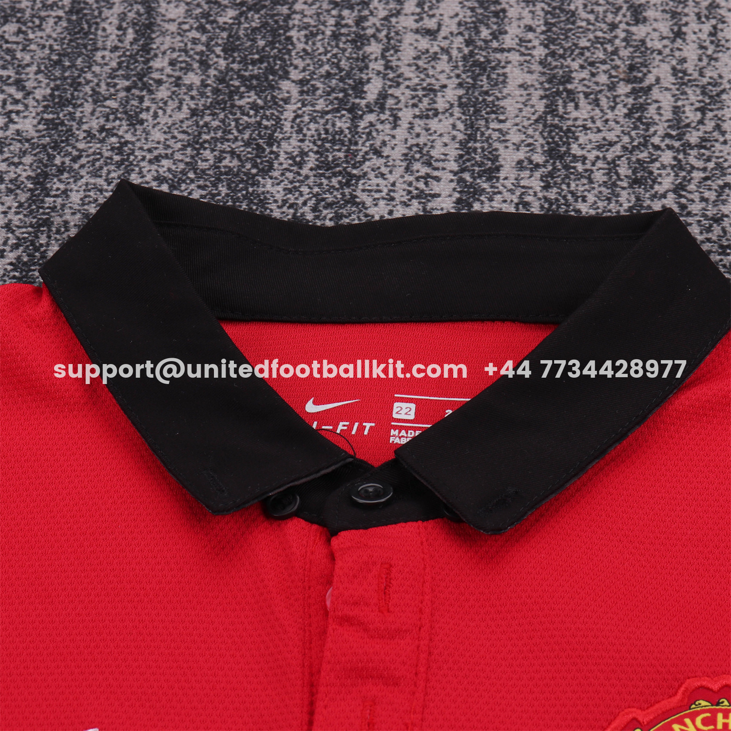Unitedfootballkit.com | Retro Manchester United 2013-14 Home Kids Kit -Customize Name, Number and Patch | Worldwide Shipping
