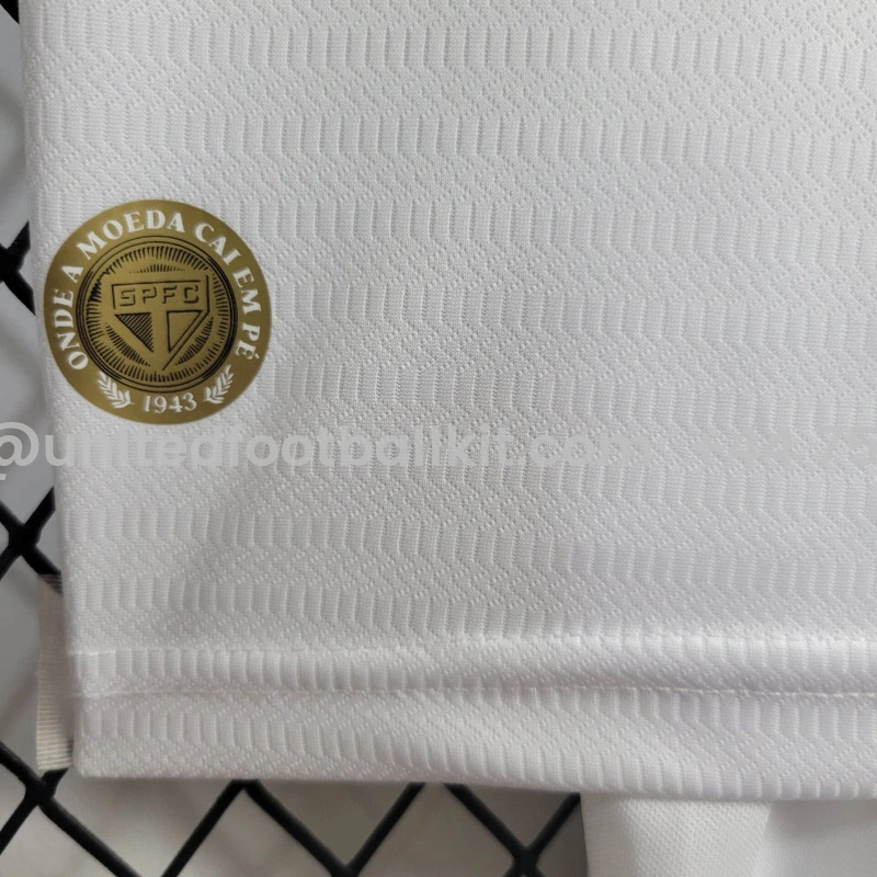 Unitedfootballkit.com | Sao Paulo 2024 Home Stadium Kids Kit -Customize Name, Number and Patch | Worldwide Shipping