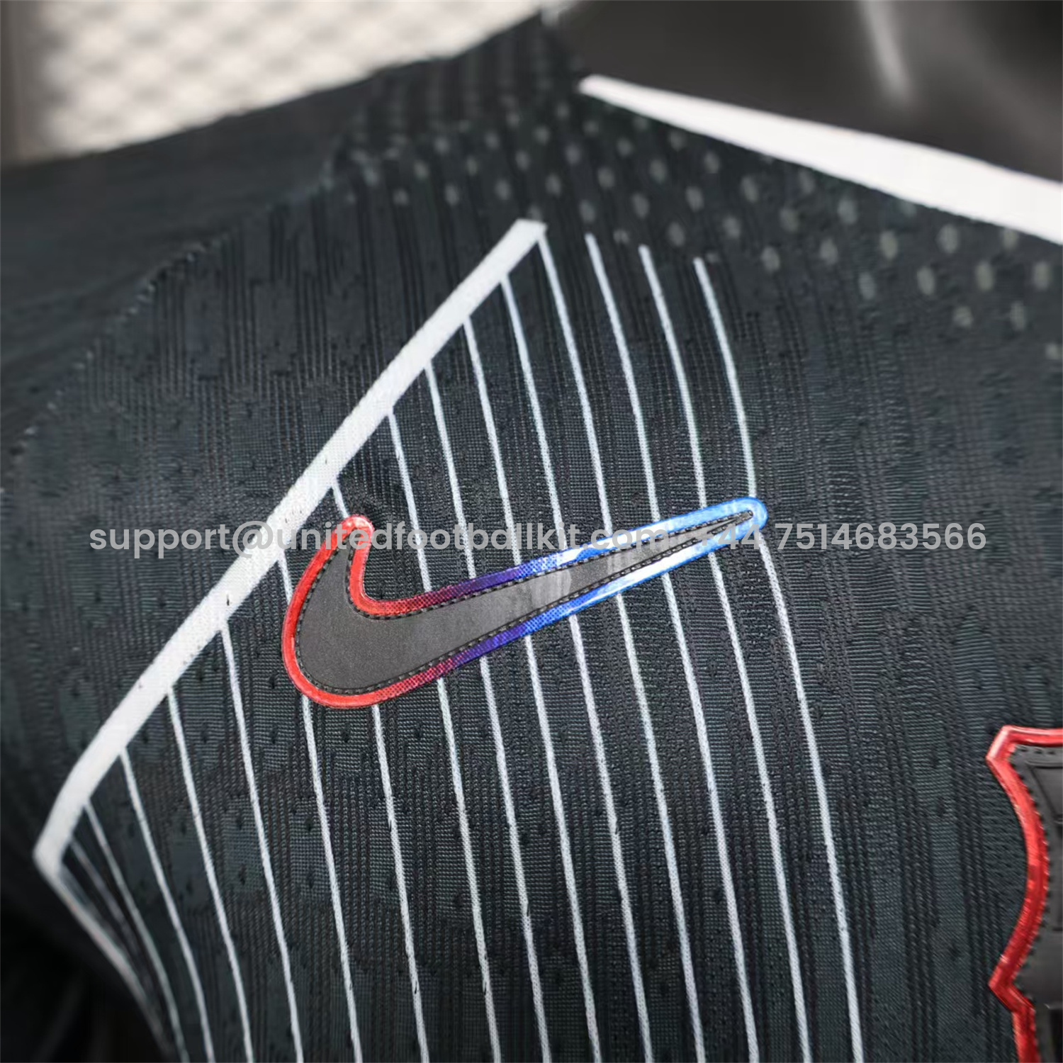 Unitedfootballkit.com | Barcelona 25-26 Black Big LOGO Special Jersey - Player Version -Customize Name, Number and Patch | Worldwide Shipping