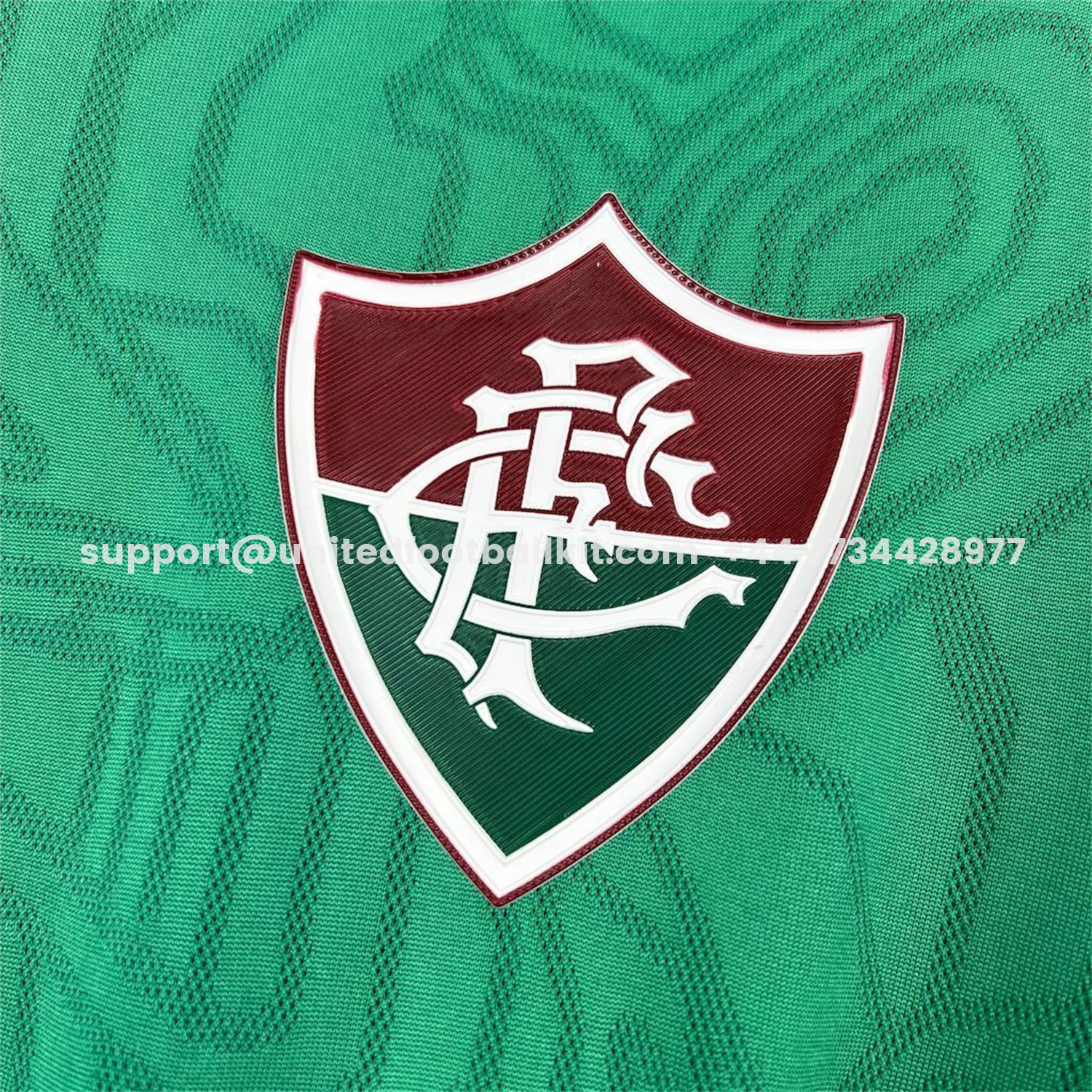 Unitedfootballkit.com | Fluminense 26-27 Green Pre-Match Jersey - Fans Version -Customize Name, Number and Patch | Worldwide Shipping
