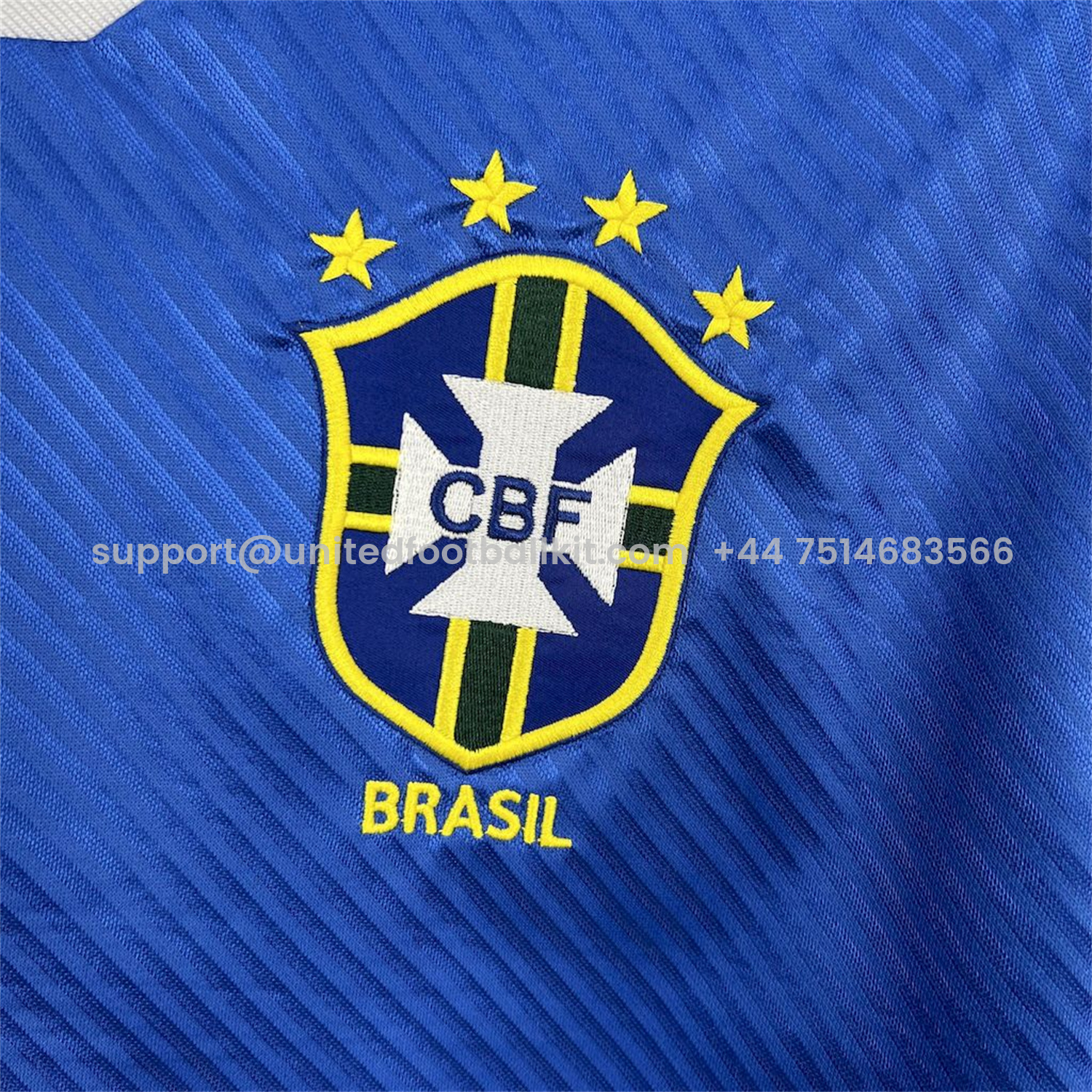 Unitedfootballkit.com | Retro Brazil 1994-96 Away Jersey -Customize Name, Number and Patch | Worldwide Shipping