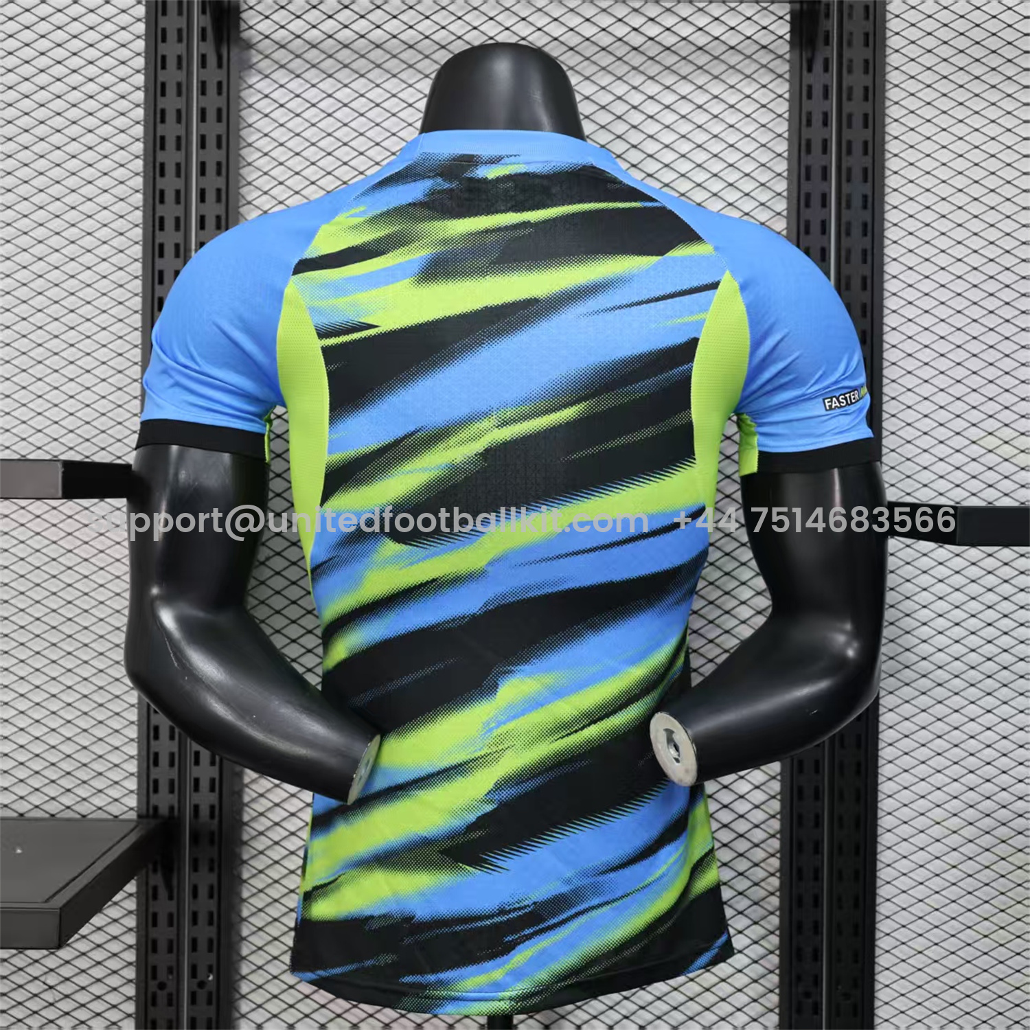 Unitedfootballkit.com | Marseille 25-26 Blue Green Gradient Training Jersey - Player Version -Customize Name, Number and Patch | Worldwide Shipping