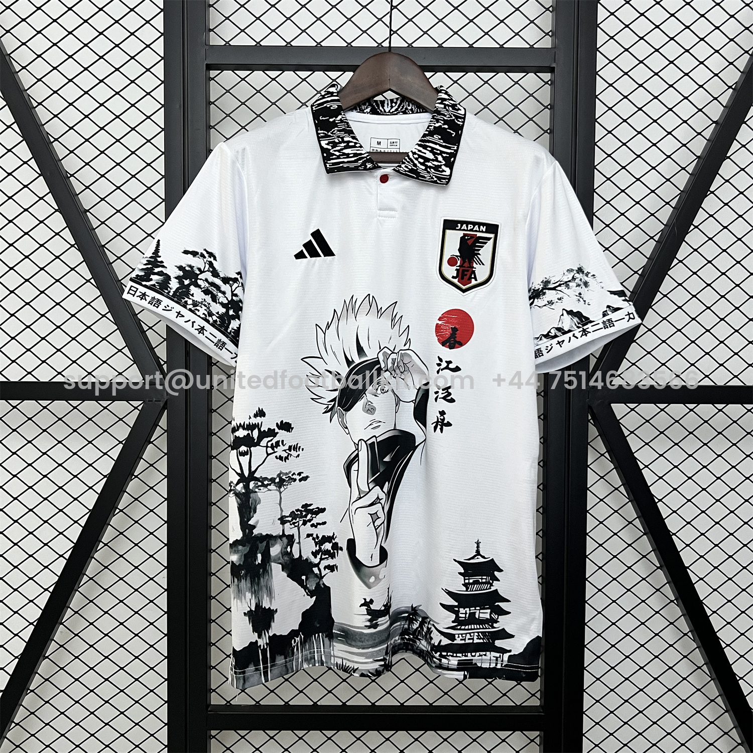 Unitedfootballkit.com | Japan 2024 Gojo Satoru White Special Edition Jersey - Fans Version -Customize Name, Number and Patch | Worldwide Shipping