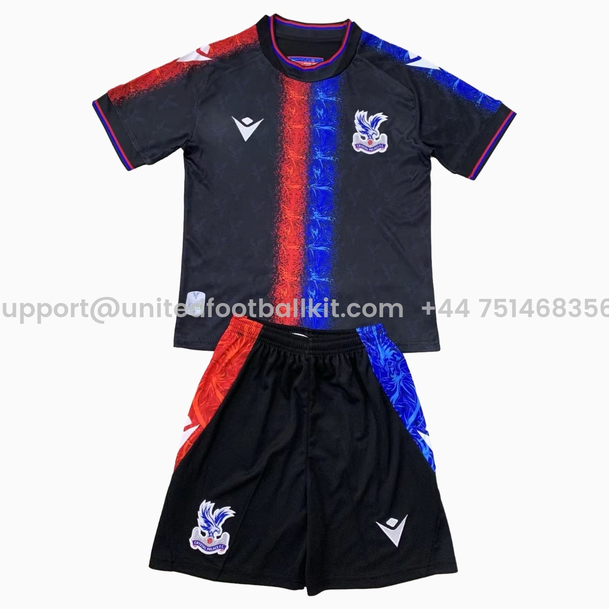 Unitedfootballkit.com | Crystal Palace 24-25 Third Kids Kit -Customize Name, Number and Patch | Worldwide Shipping