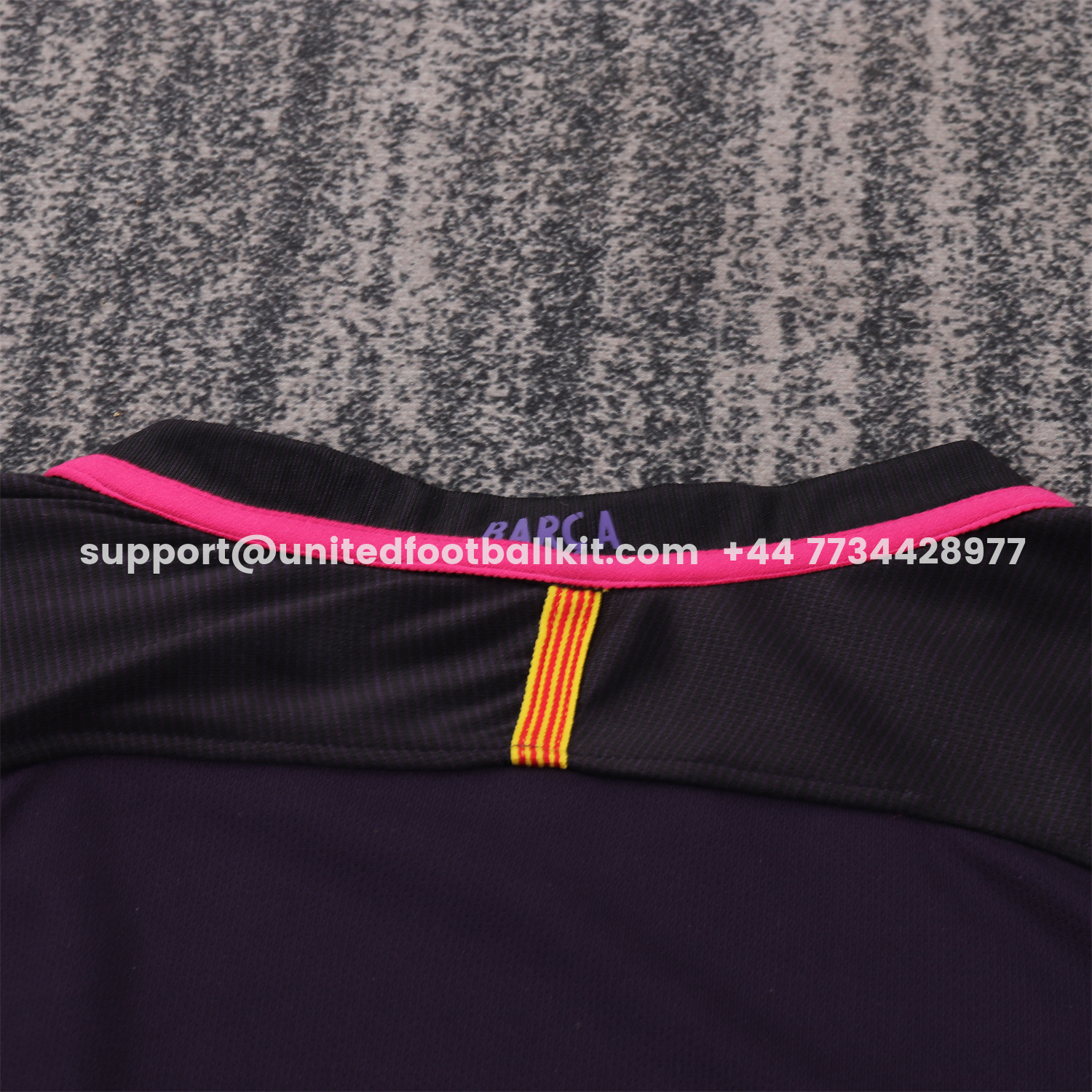 Unitedfootballkit.com | Retro Barcelona 2016-17 Away Kids Kit -Customize Name, Number and Patch | Worldwide Shipping