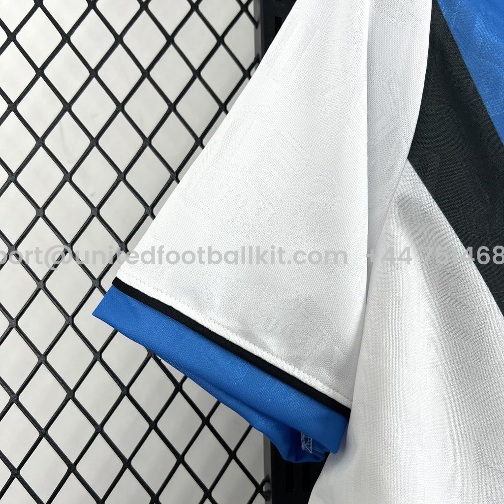 Unitedfootballkit.com | Retro Inter Milan 1994-95 Away Jersey -Customize Name, Number and Patch | Worldwide Shipping
