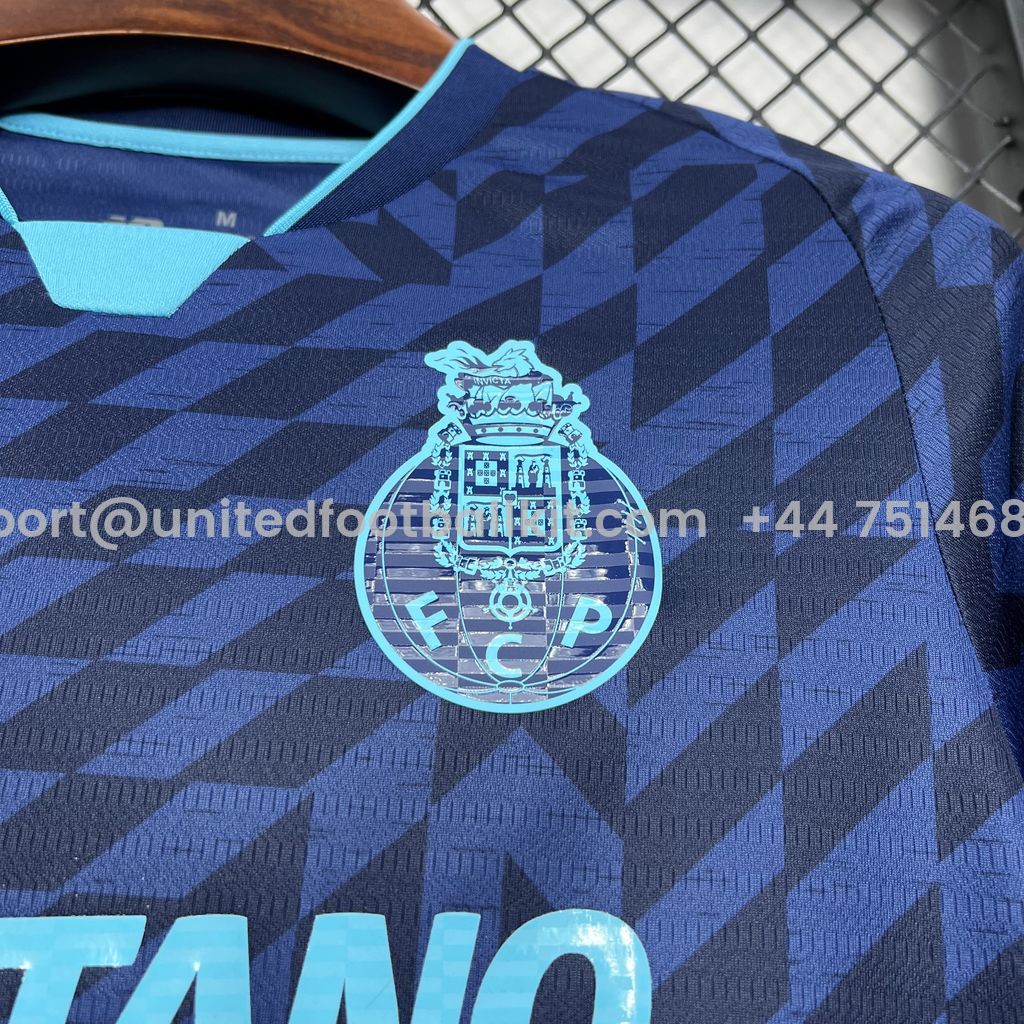 Unitedfootballkit.com | Porto 24-25 Third Jersey - Fans Version -Customize Name, Number and Patch | Worldwide Shipping