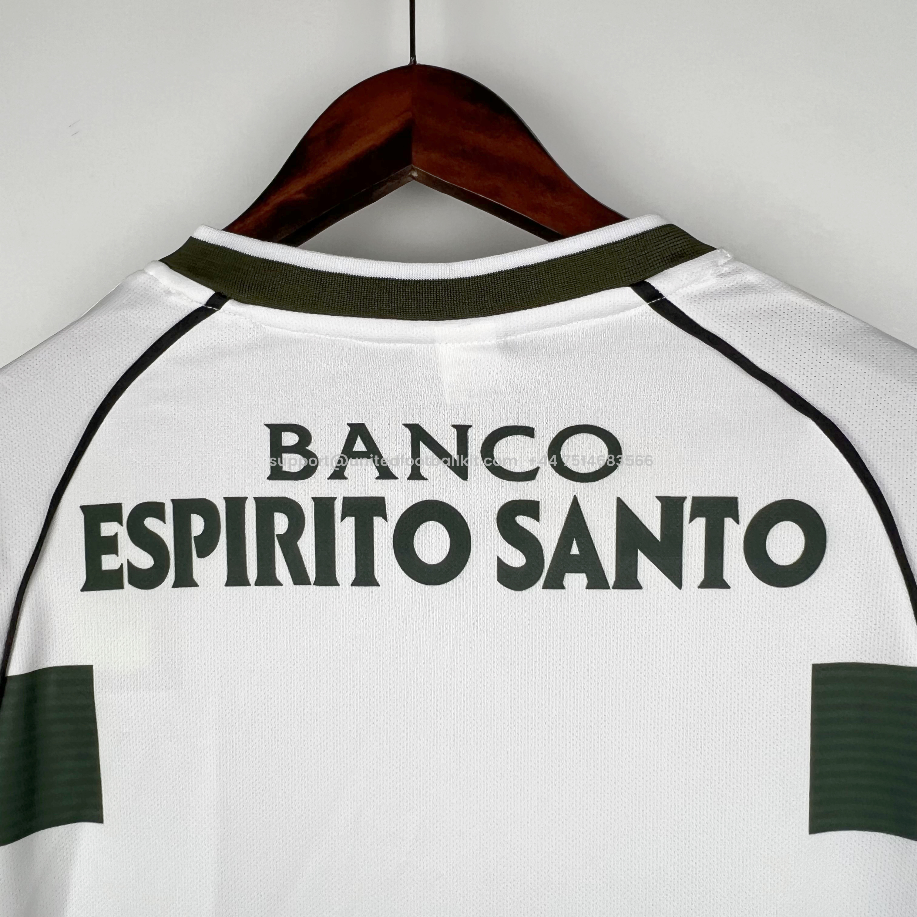 Unitedfootballkit.com | Retro Sporting CP 03-04 Home Stadium Long Sleeve Jersey -Customize Name, Number and Patch | Worldwide Shipping