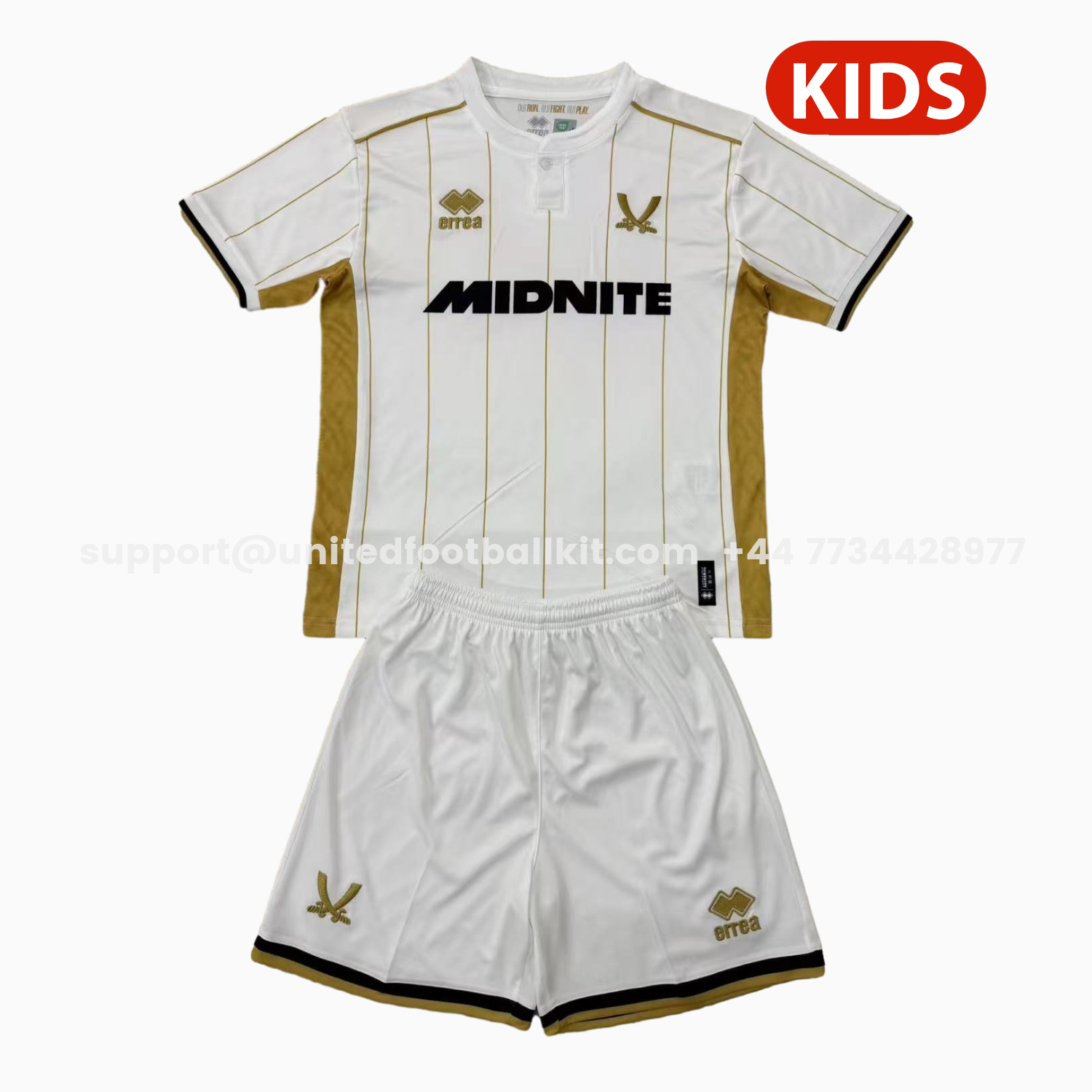 Unitedfootballkit.com | Sheffield United 25-26 Away Kids Kit -Customize Name, Number and Patch | Worldwide Shipping