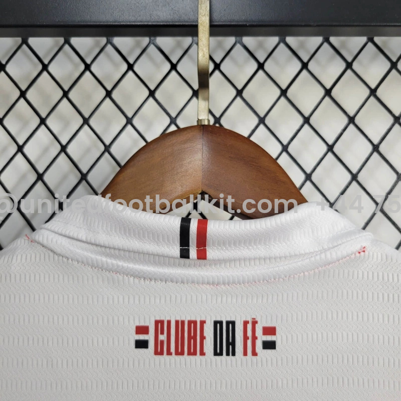 Unitedfootballkit.com | Sao Paulo 2024 Home Stadium Kids Kit -Customize Name, Number and Patch | Worldwide Shipping