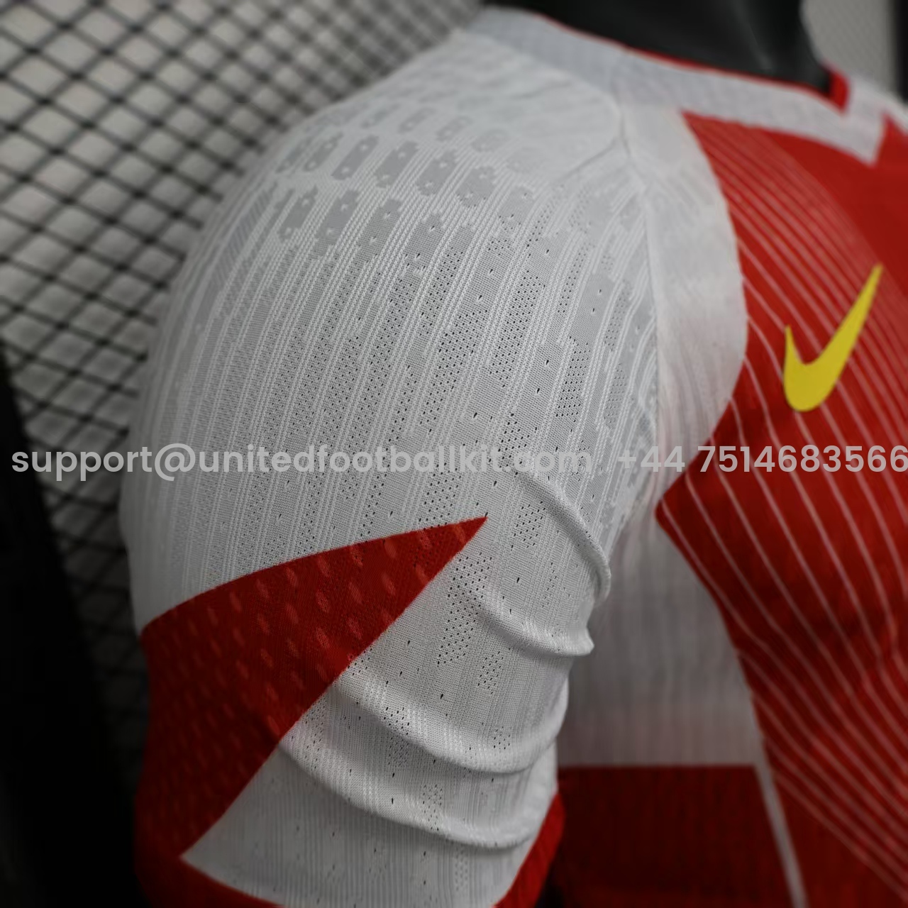 Unitedfootballkit.com | Barcelona 25-26 Red & White Big LOGO Special Jersey - Player Version -Customize Name, Number and Patch | Worldwide Shipping