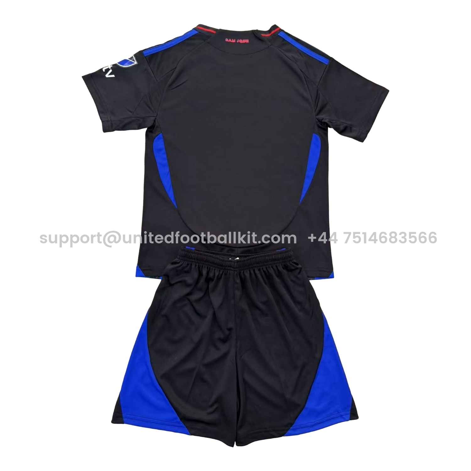 Unitedfootballkit.com | San Jose Earthquakes 25-26 Home Men's Adult Jersey Set - Fans Version -Customize Name, Number and Patch | Worldwide Shipping