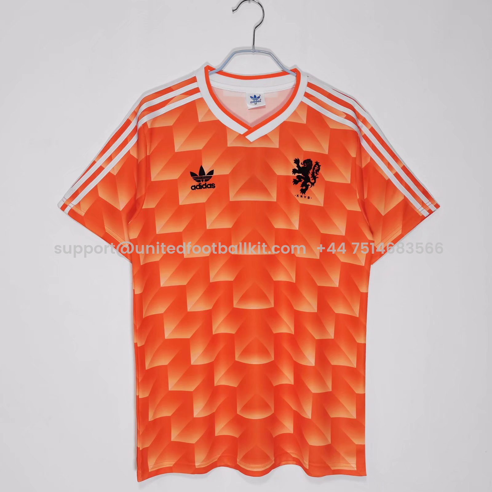 Unitedfootballkit.com | Retro Netherlands 1988 Orange Training Jersey -Customize Name, Number and Patch | Worldwide Shipping