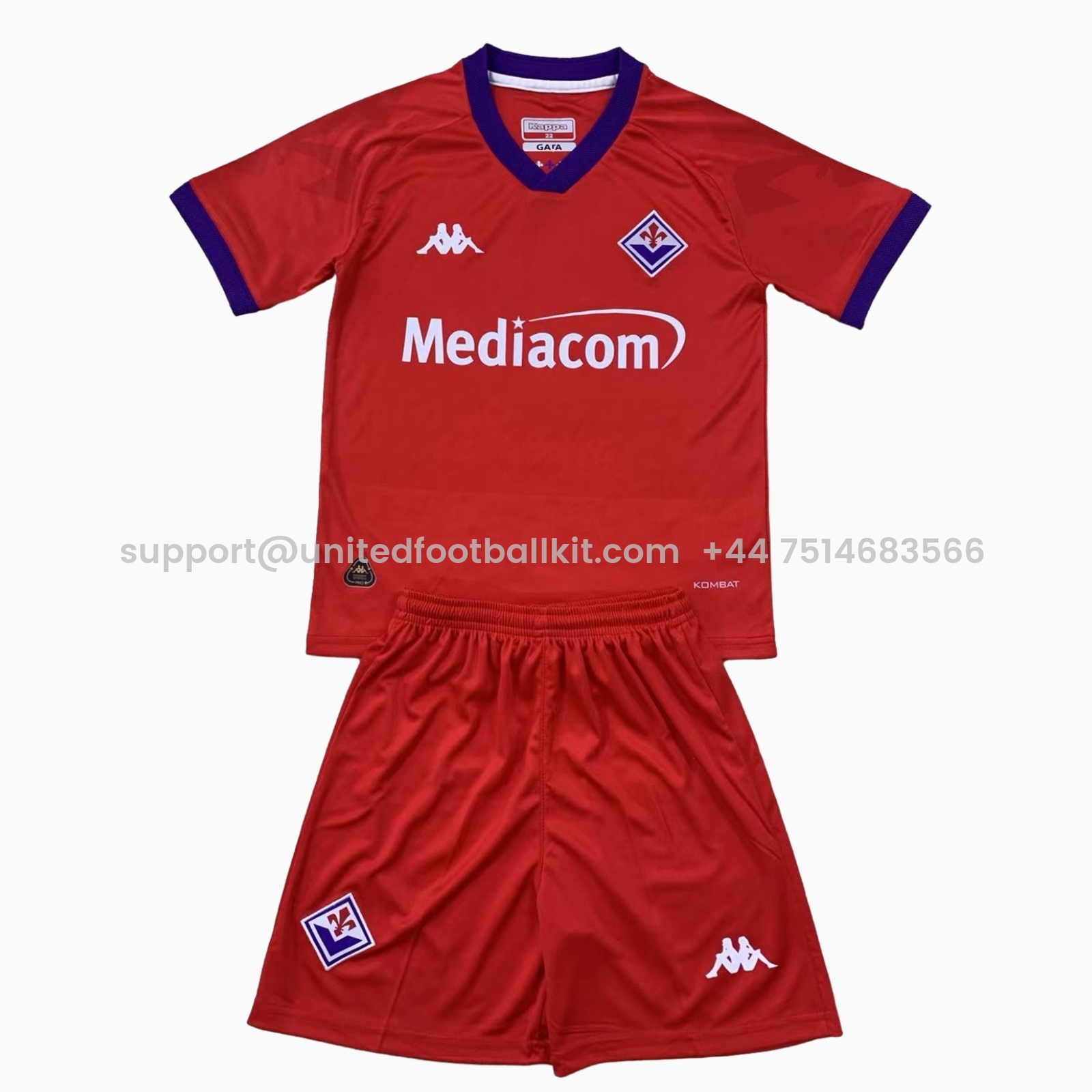 Unitedfootballkit.com | Fiorentina 24-25 Third Men's Adult Jersey Set - Fans Version -Customize Name, Number and Patch | Worldwide Shipping
