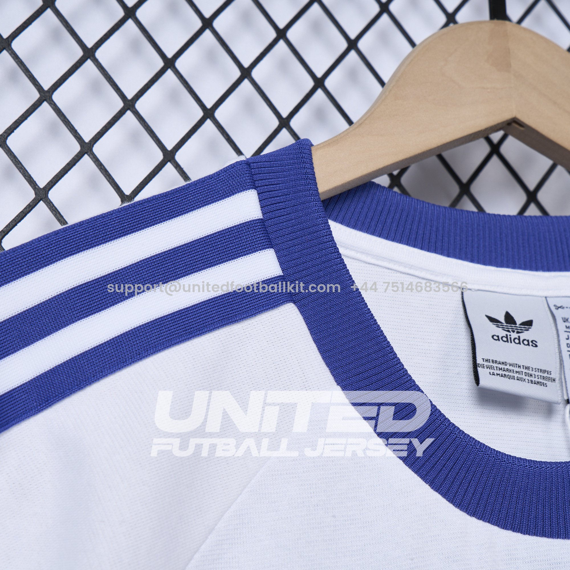 Unitedfootballkit.com | Real Madrid 24-25 Jude Bellingham 3 Stripes Men's T-Shirt -Customize Name, Number and Patch | Worldwide Shipping