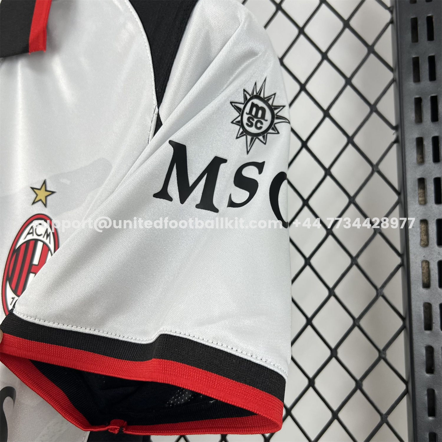 Unitedfootballkit.com | AC Milan 26-27 Slam Jam Special Jersey - Fans Version -Customize Name, Number and Patch | Worldwide Shipping