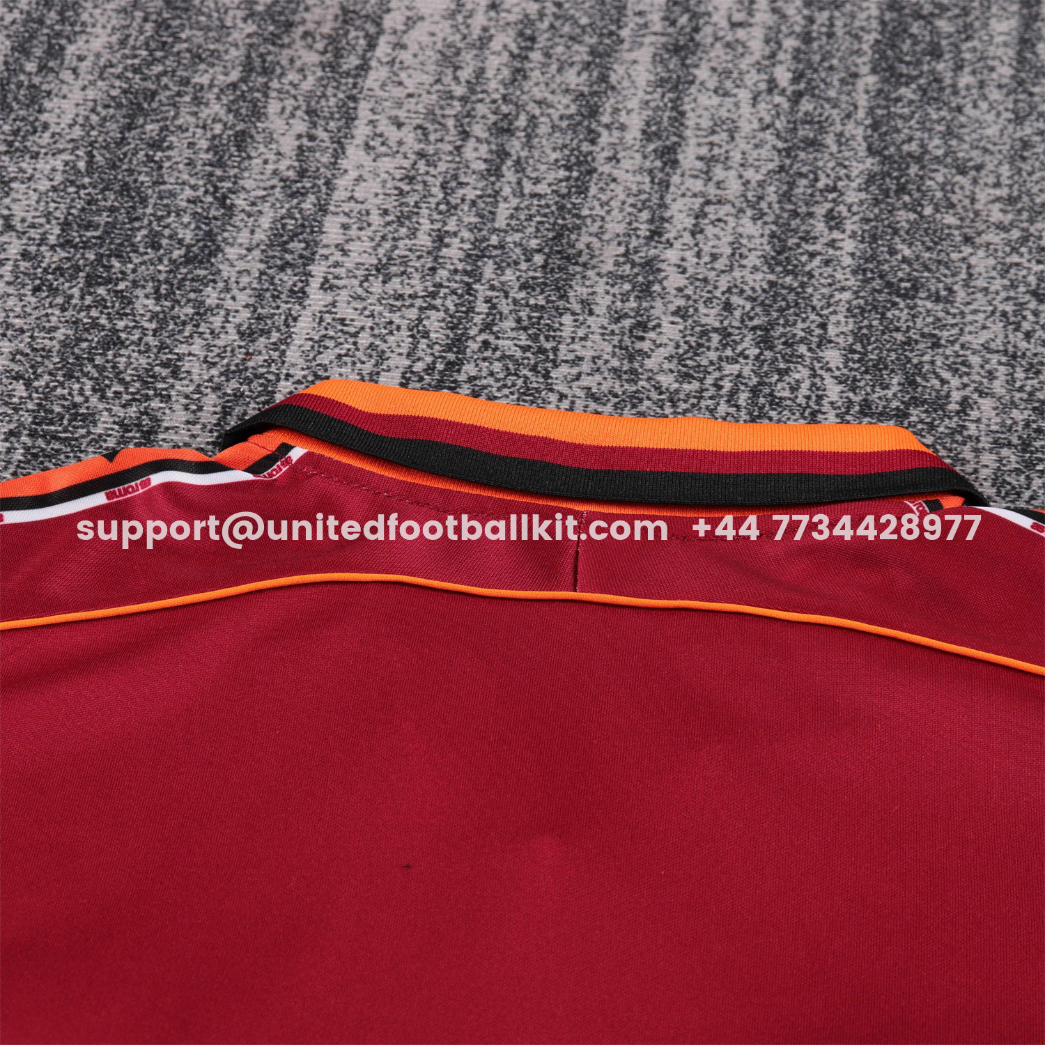 Unitedfootballkit.com | Retro Roma 1998-99 Home Kids Kit -Customize Name, Number and Patch | Worldwide Shipping