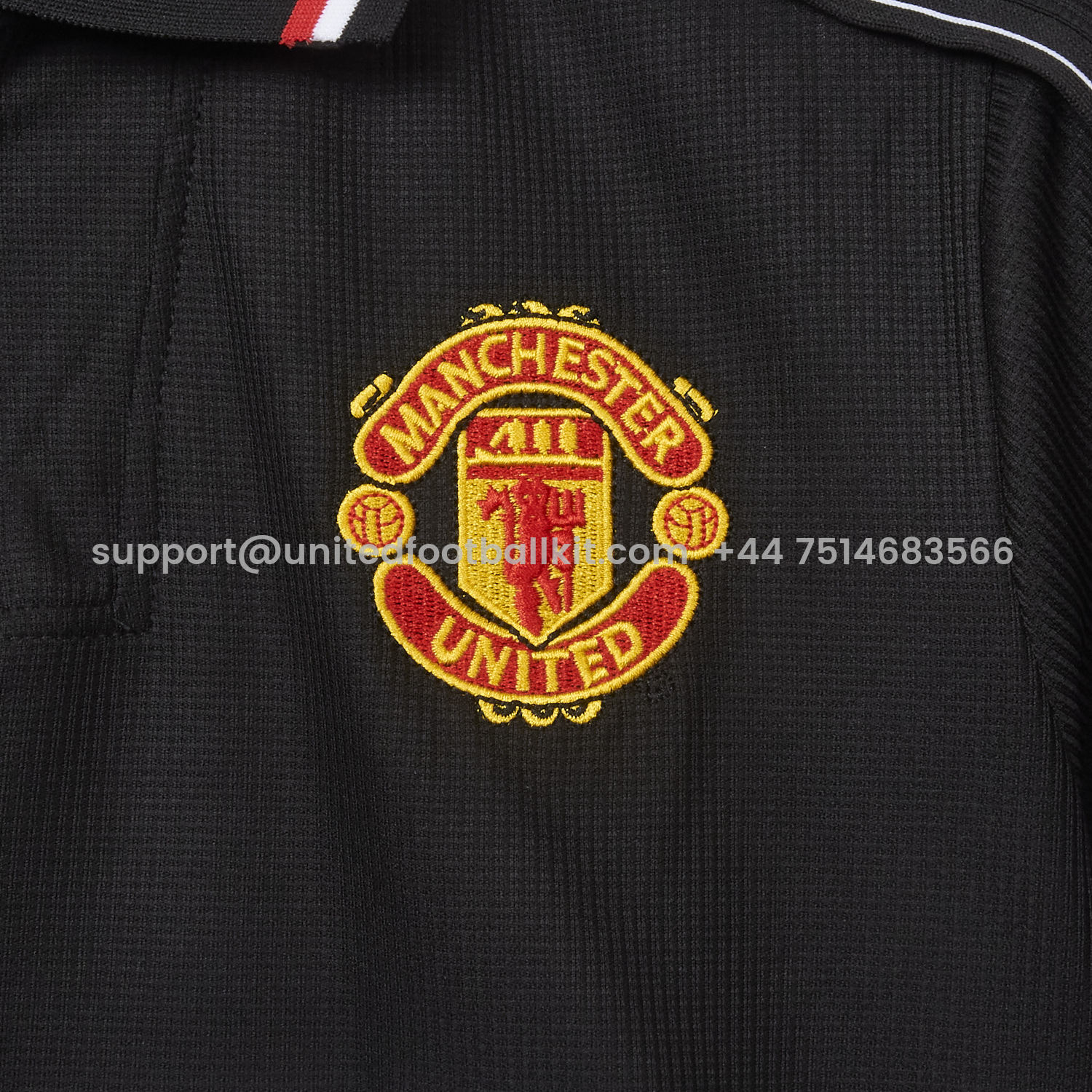 Unitedfootballkit.com | Retro Manchester United 1998-99 Black Jersey -Customize Name, Number and Patch | Worldwide Shipping