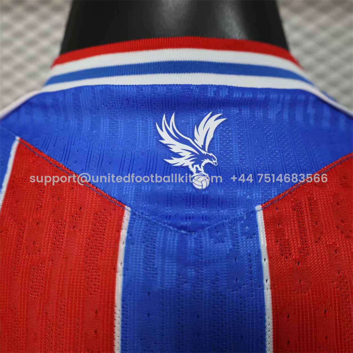 Unitedfootballkit.com | Crystal Palace 25-26 Home Jersey - Player Version -Customize Name, Number and Patch | Worldwide Shipping