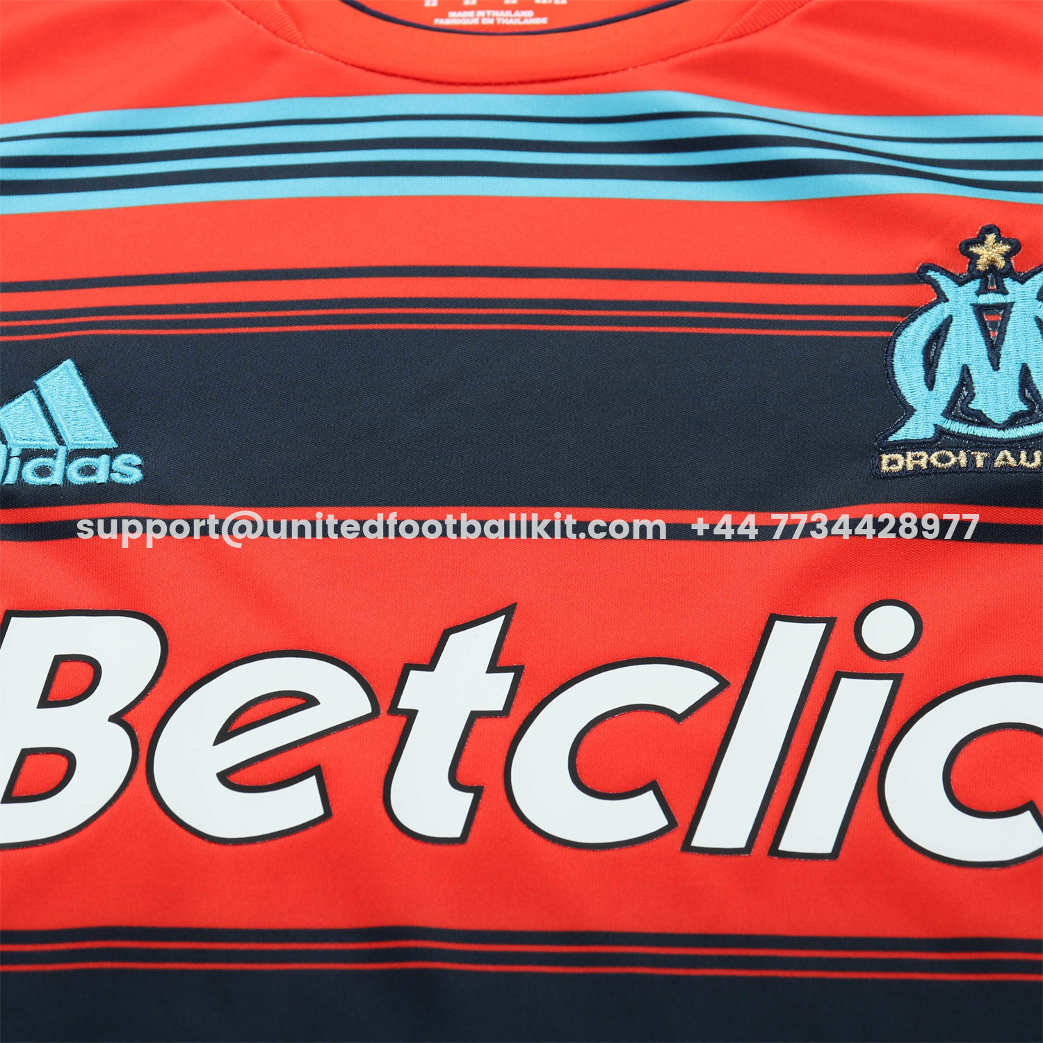 Unitedfootballkit.com | Retro Marseille 2011-12 Home Kids Kit -Customize Name, Number and Patch | Worldwide Shipping