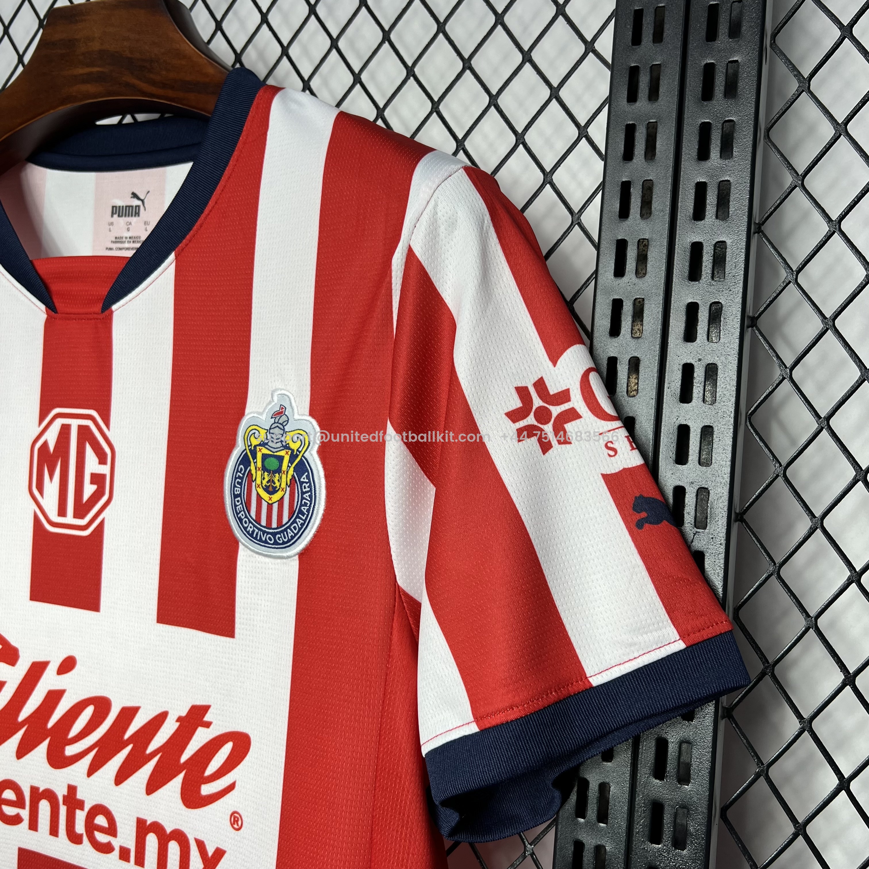 Unitedfootballkit.com | Chivas de Guadalajara 24-25 Home Stadium Jersey - Fans Version -Customize Name, Number and Patch | Worldwide Shipping