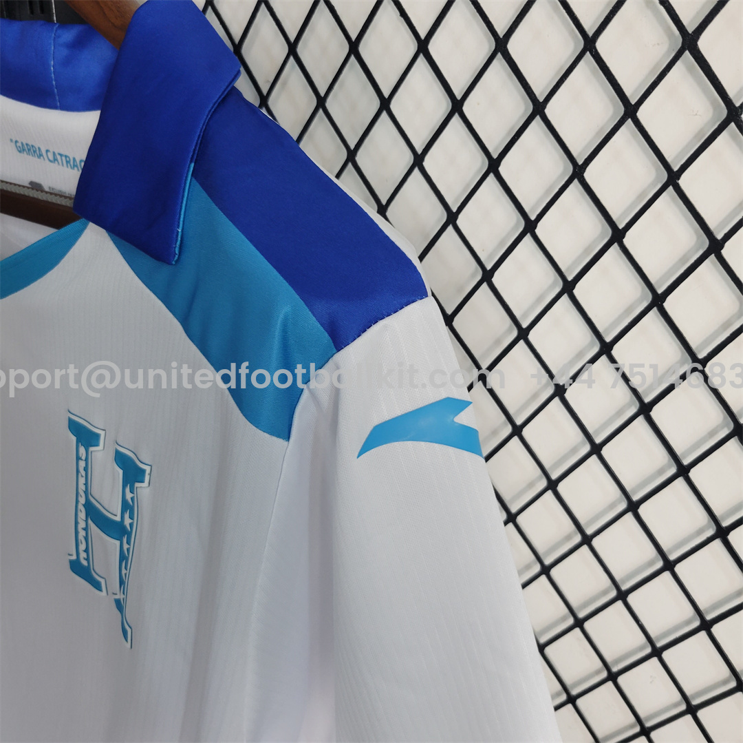 Unitedfootballkit.com | Honduras 2023 Home Stadium Jersey - Fans Version -Customize Name, Number and Patch | Worldwide Shipping