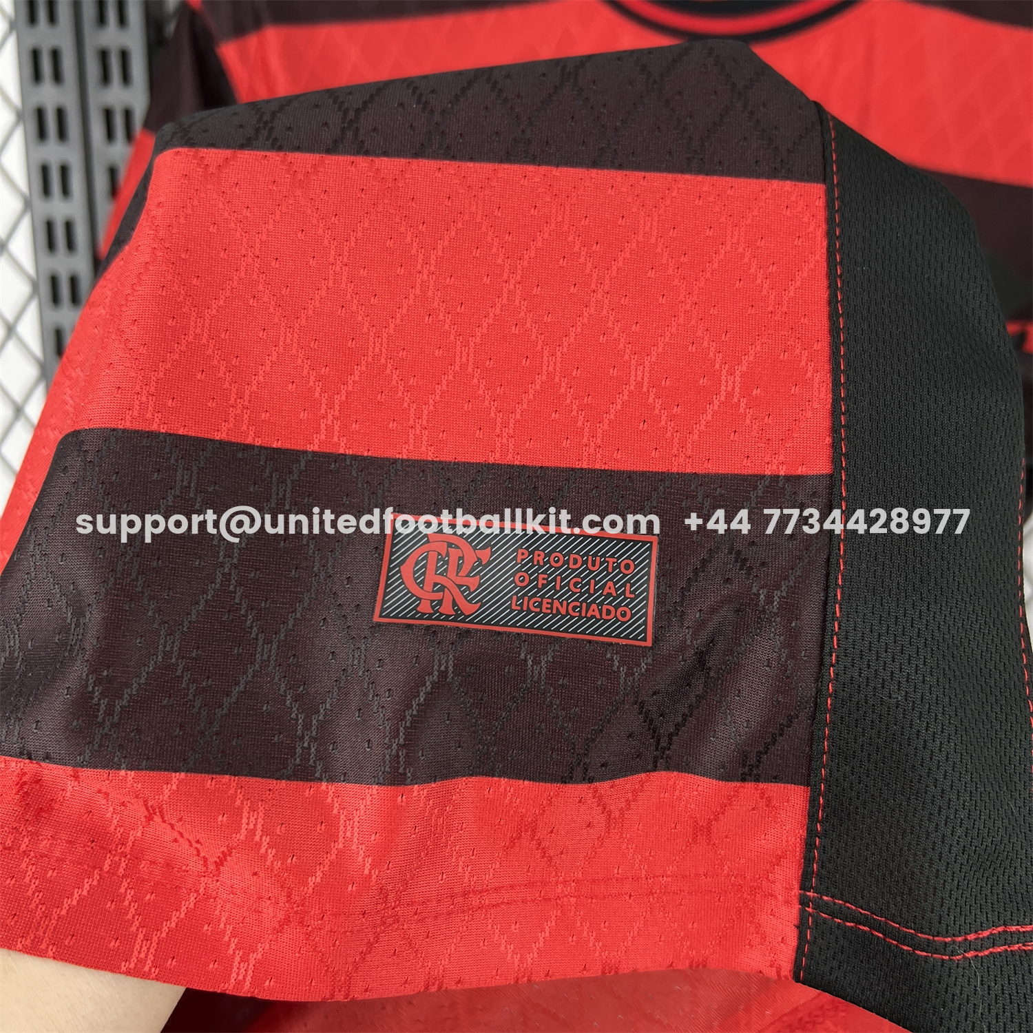 Unitedfootballkit.com | Flamengo 26-27 Red And Black Pre-Match Jersey - Fans Version -Customize Name, Number and Patch | Worldwide Shipping