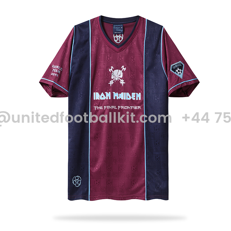 Unitedfootballkit.com | Retro Iron Maiden 2011 Away Jersey -Customize Name, Number and Patch | Worldwide Shipping