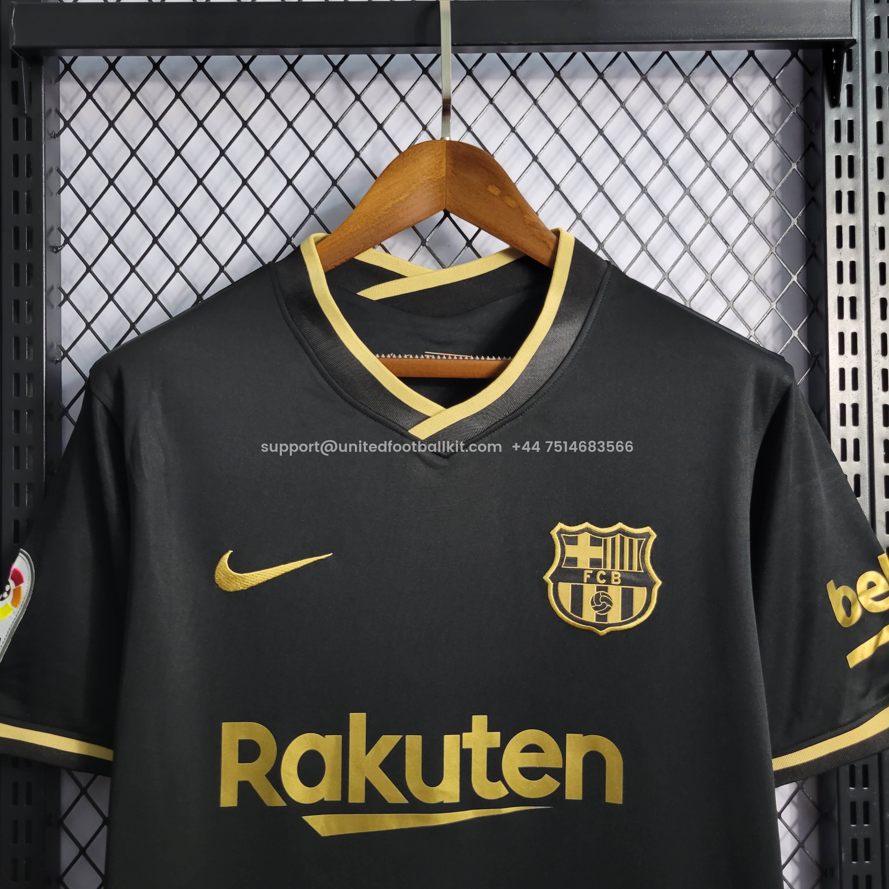 Unitedfootballkit.com | Retro Barcelona 20-21 Away Jersey -Customize Name, Number and Patch | Worldwide Shipping