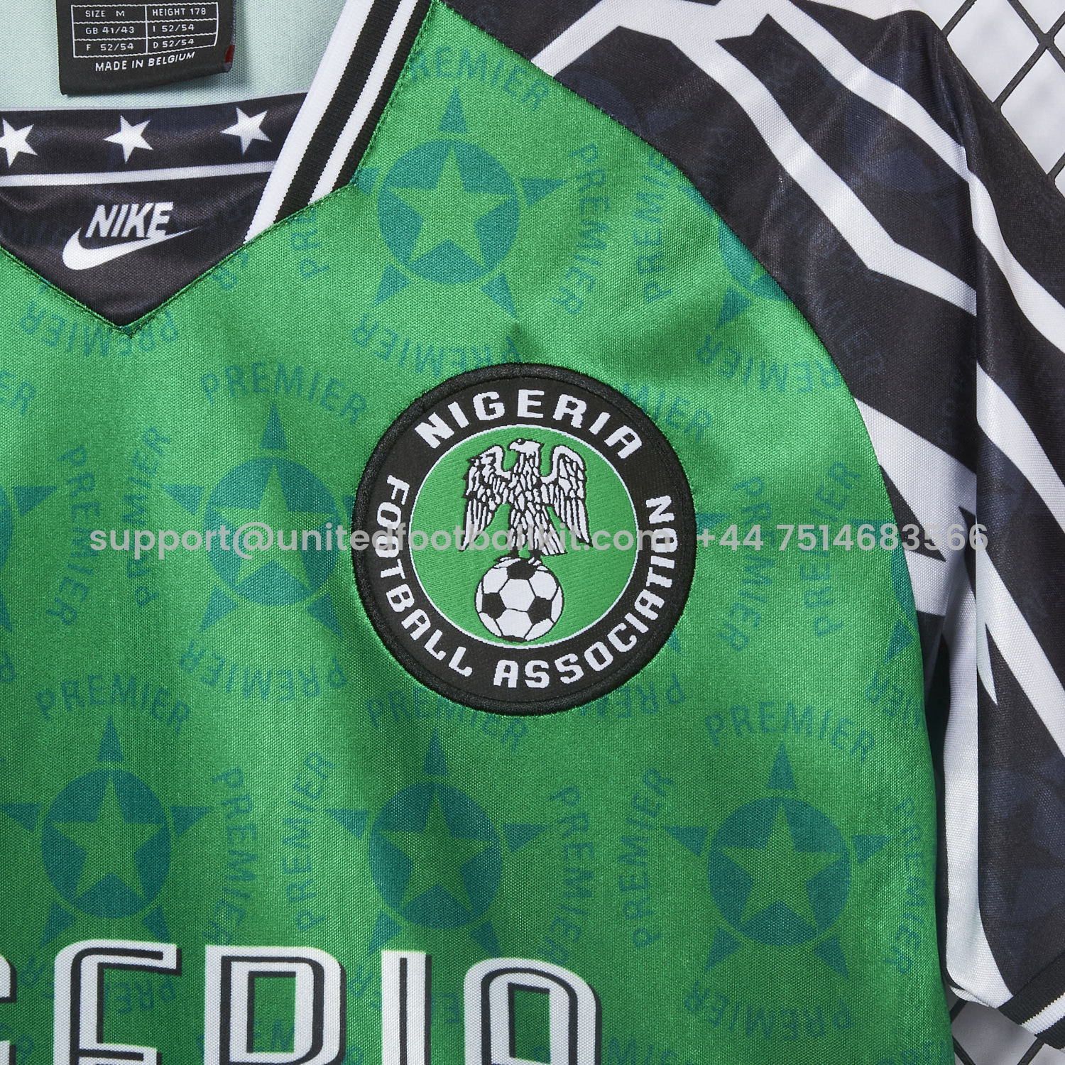 Unitedfootballkit.com | Retro Nigeria 1993-95 Home Jersey -Customize Name, Number and Patch | Worldwide Shipping