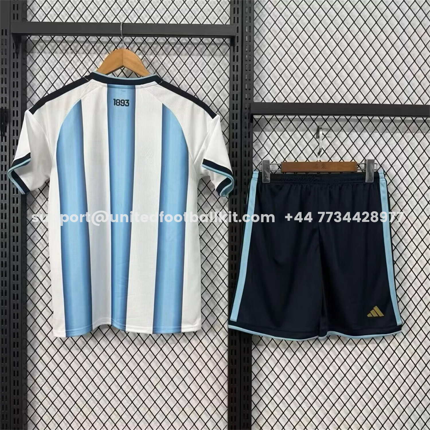 Unitedfootballkit.com | Argentina 2026 Home Kids Kit - With Chest Patch -Customize Name, Number and Patch | Worldwide Shipping