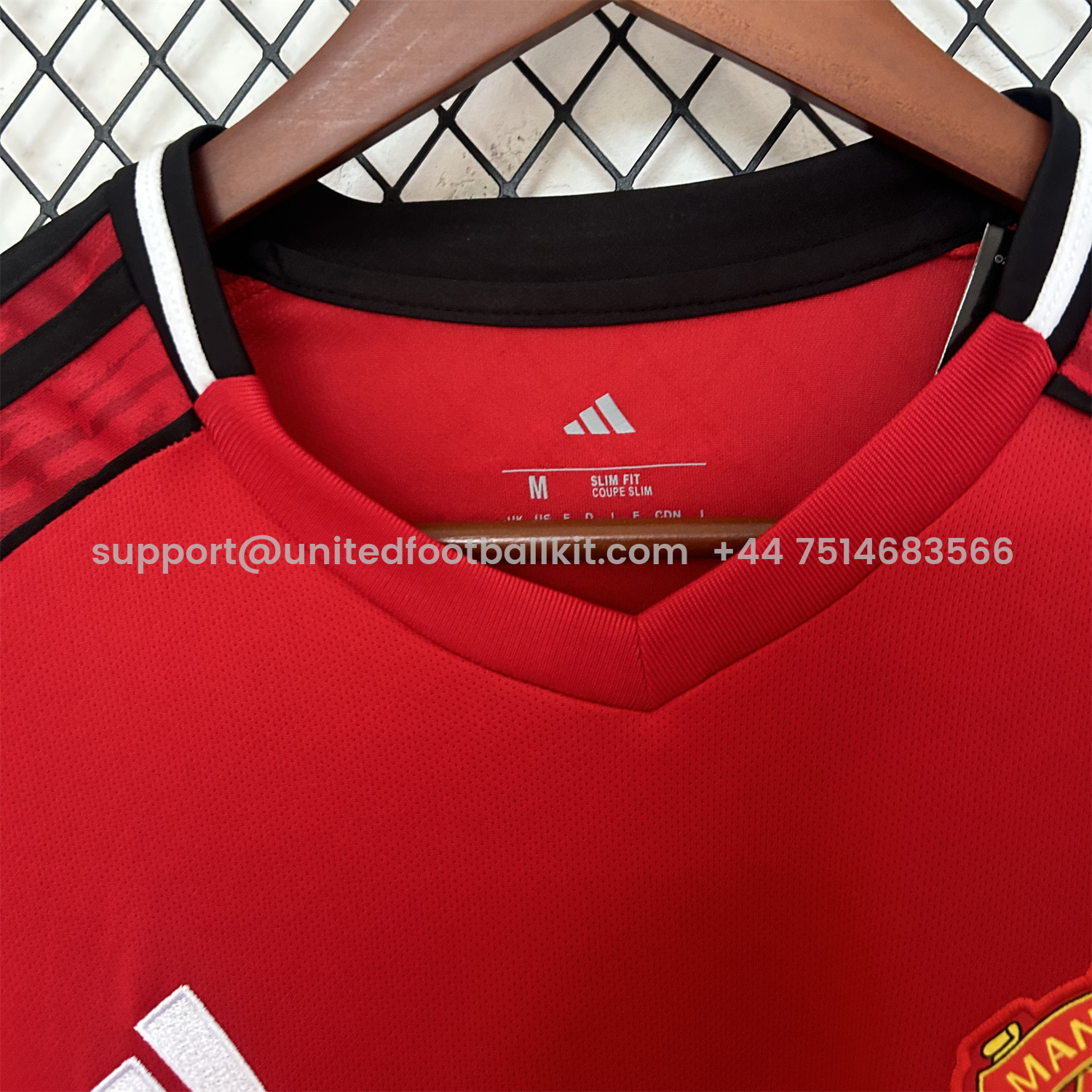 Unitedfootballkit.com | Manchester United 25-26 Home (New Leaked Version) Jersey - Fans Version -Customize Name, Number and Patch | Worldwide Shipping