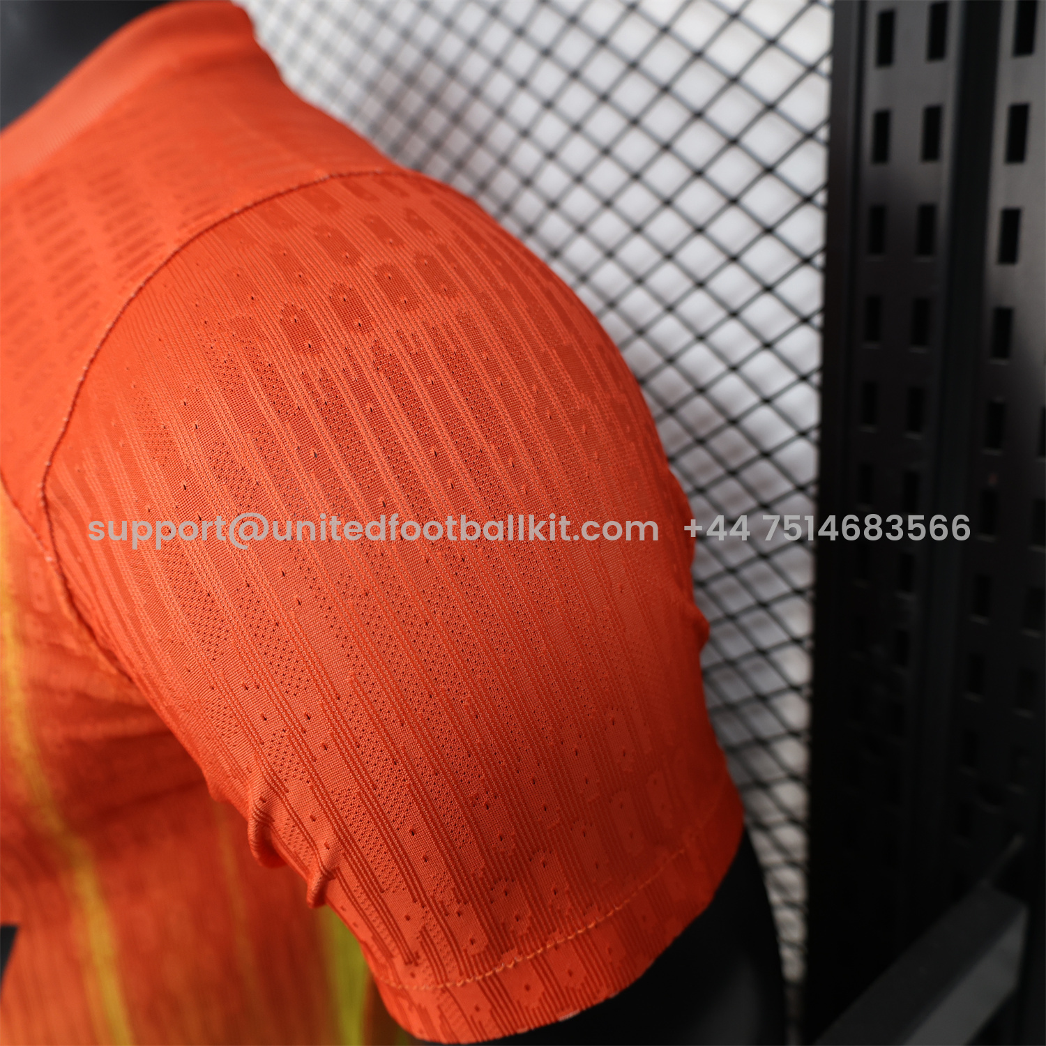 Unitedfootballkit.com | Barcelona 25-26 Spotify Orange & Yellow Special Jersey - Player Version -Customize Name, Number and Patch | Worldwide Shipping