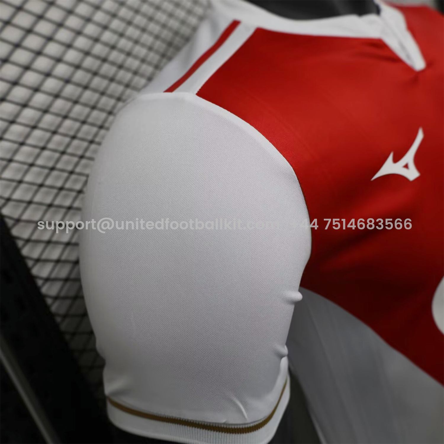 Unitedfootballkit.com | AS Monaco 25-26 Home Jersey - Player Version -Customize Name, Number and Patch | Worldwide Shipping