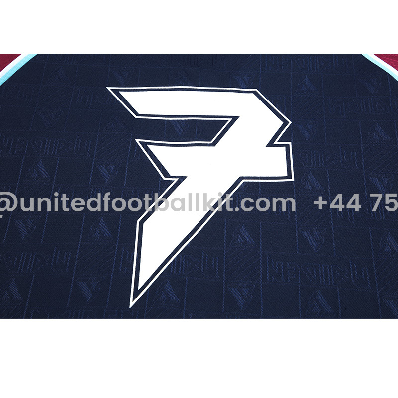 Unitedfootballkit.com | Retro Iron Maiden x West Ham 1999-01 Home Stadium Jersey -Customize Name, Number and Patch | Worldwide Shipping