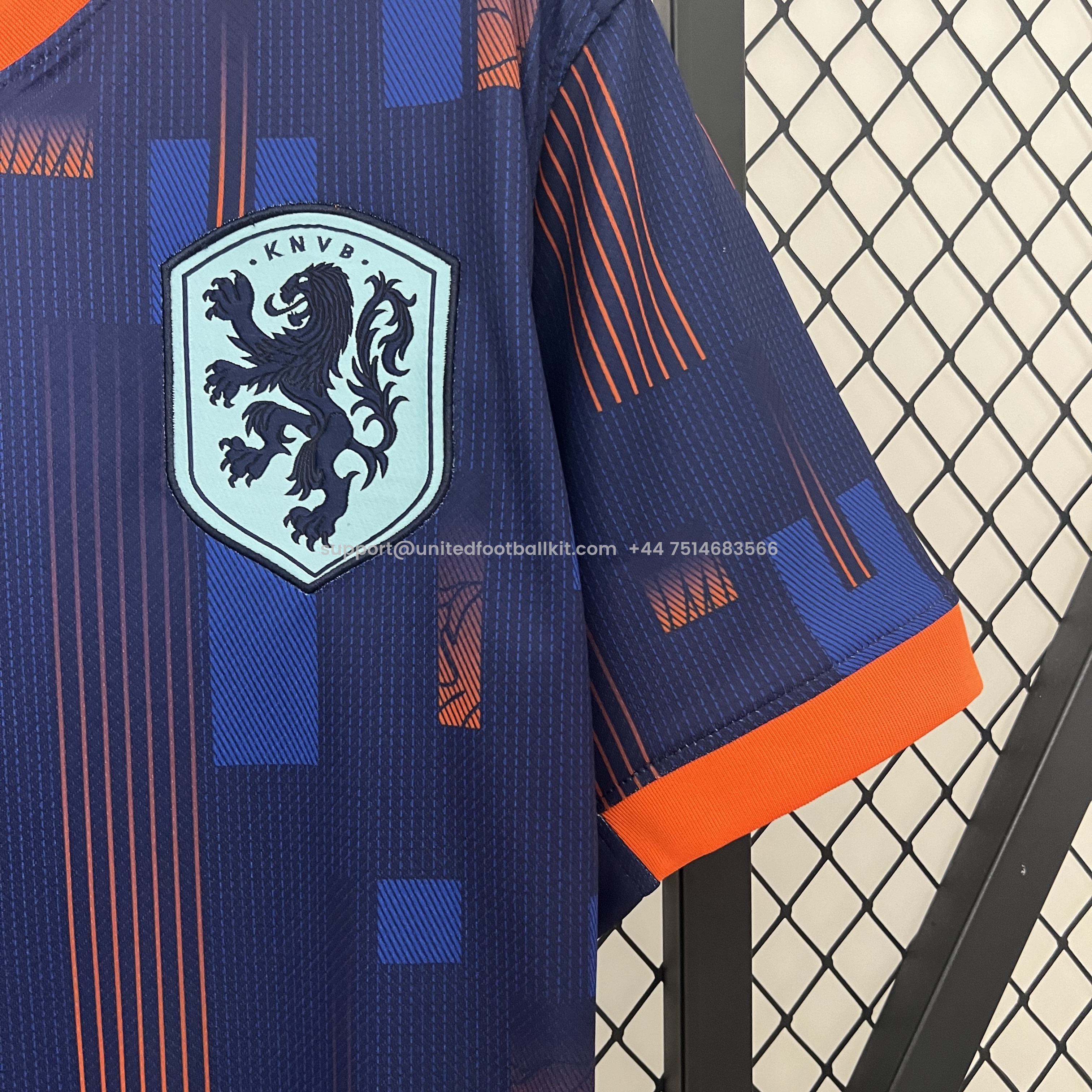 Unitedfootballkit.com | Netherlands 2024 Away Jersey - Fans Version -Customize Name, Number and Patch | Worldwide Shipping