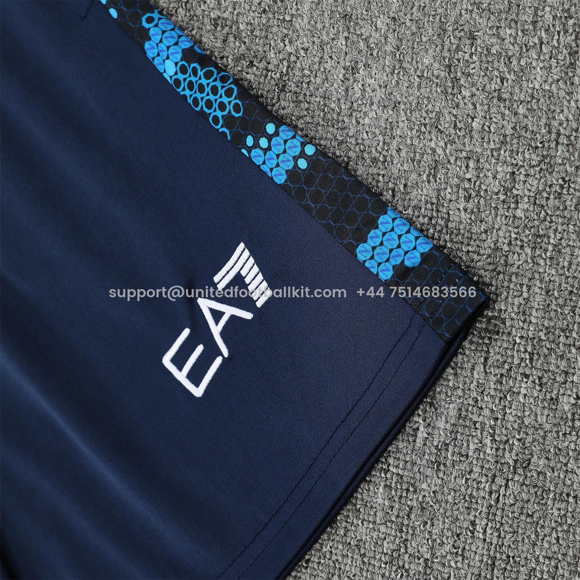 Unitedfootballkit.com | Napoli 24-25 Vest Training Set - Blue Vest & Shorts -Customize Name, Number and Patch | Worldwide Shipping