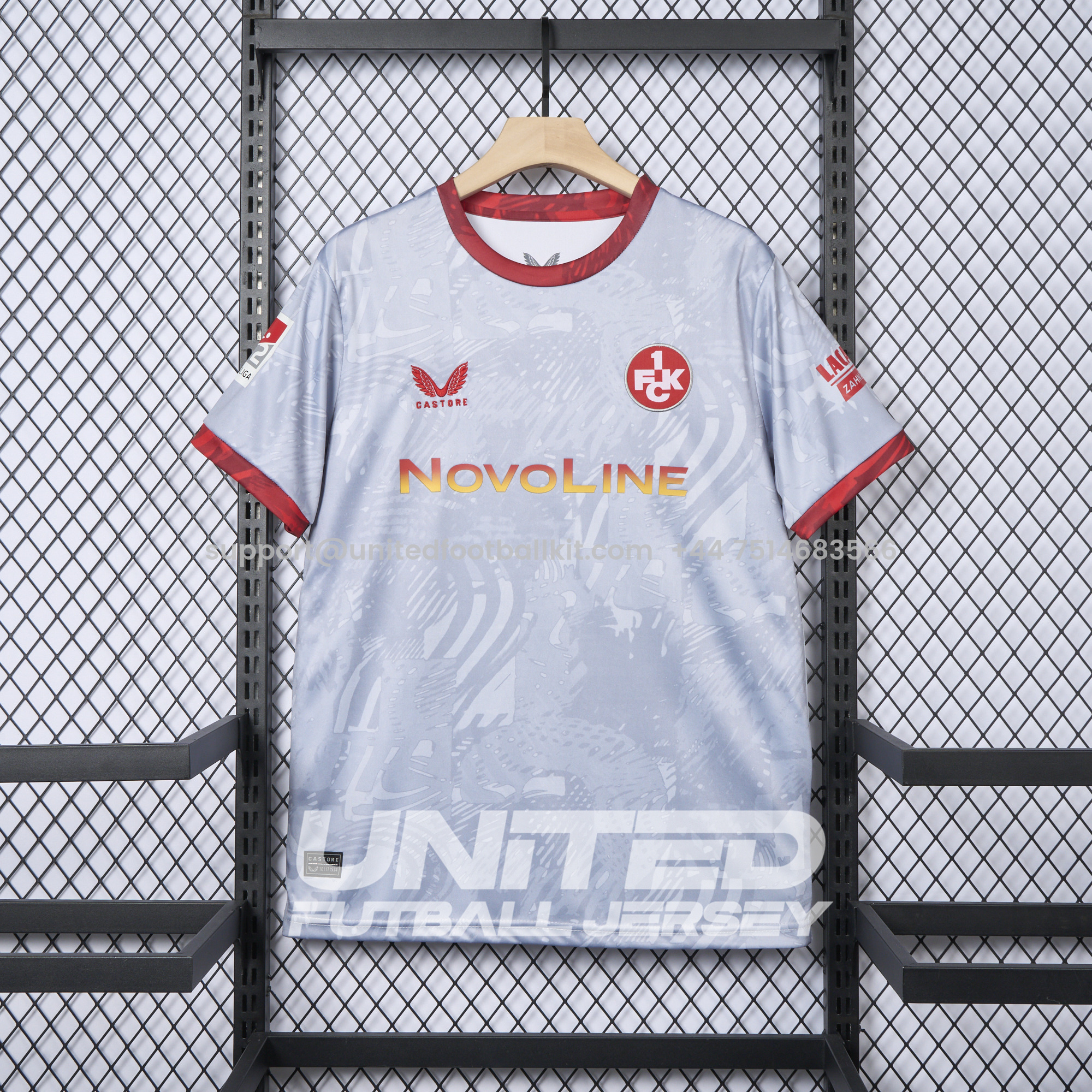 Unitedfootballkit.com | Kaiserslautern 24-25 Away Jersey - Fans Version -Customize Name, Number and Patch | Worldwide Shipping