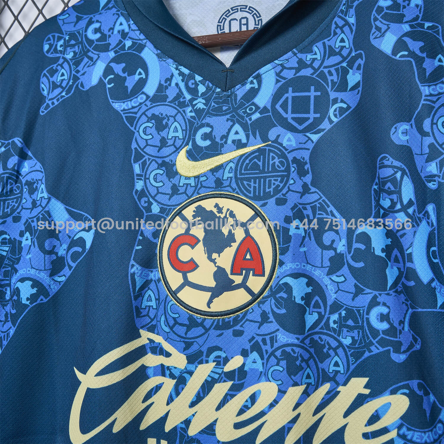 Unitedfootballkit.com | Club América 24-25 Away Jersey - Fans Version -Customize Name, Number and Patch | Worldwide Shipping