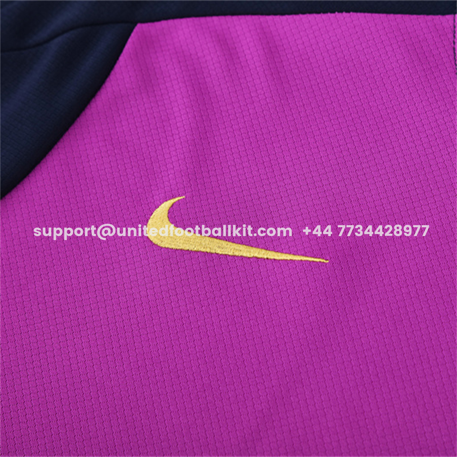 Unitedfootballkit.com | Barcelona 25-26 Kids Short-Sleeve Training Set - Purple Top & Deep Blue Shorts -Customize Name, Number and Patch | Worldwide Shipping