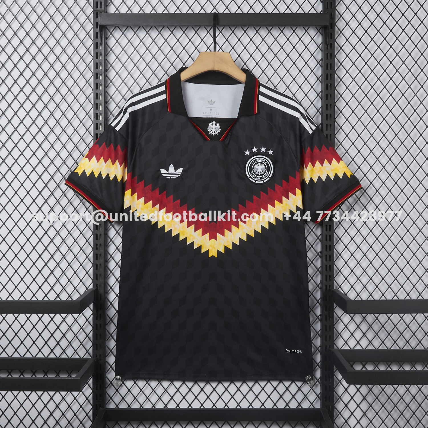 Unitedfootballkit.com | Germany 2026 Black V-Shaped Design Special Jersey - Fans Version -Customize Name, Number and Patch | Worldwide Shipping