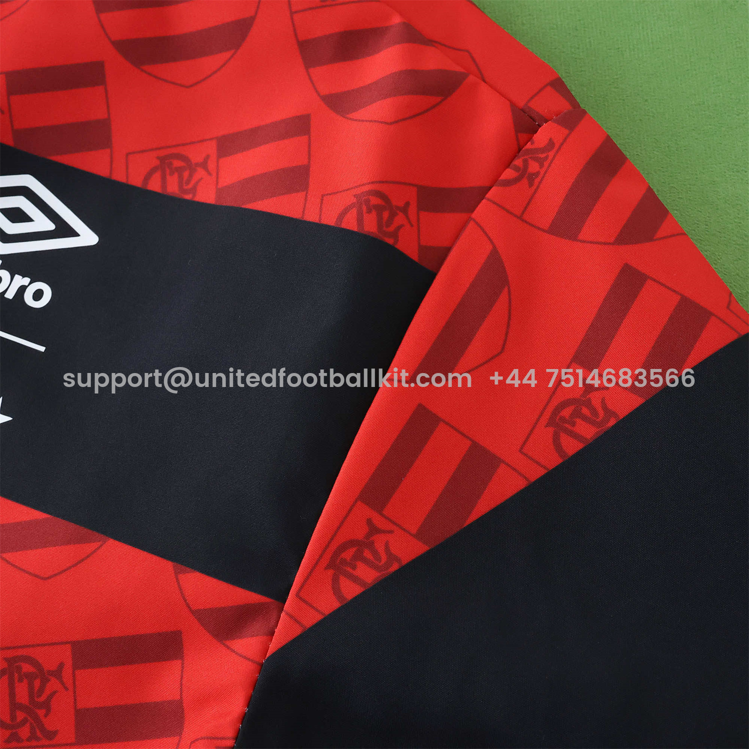 Unitedfootballkit.com | Flamengo 24-25 Double Sided Reversible Windbreaker - Red & Blue -Customize Name, Number and Patch | Worldwide Shipping