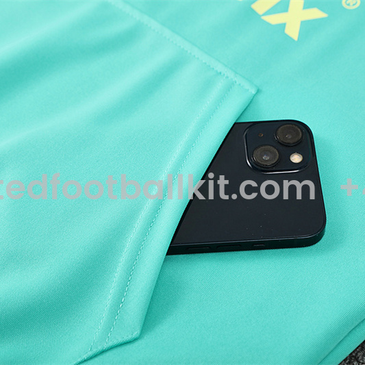 Unitedfootballkit.com | Club América 2025 Training Hoodie Set - Green Hoodie and Deep Blue Pants -Customize Name, Number and Patch | Worldwide Shipping