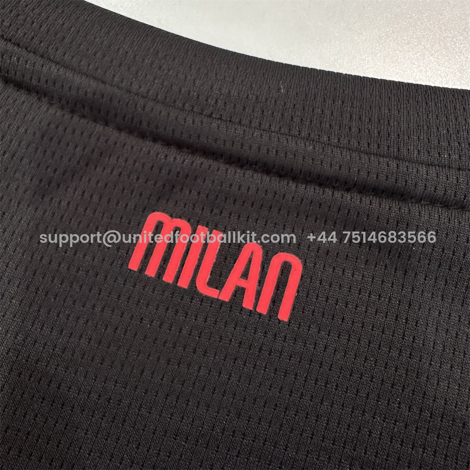 Unitedfootballkit.com | AC Milan 25-26 Home Jersey - Fans Version -Customize Name, Number and Patch | Worldwide Shipping